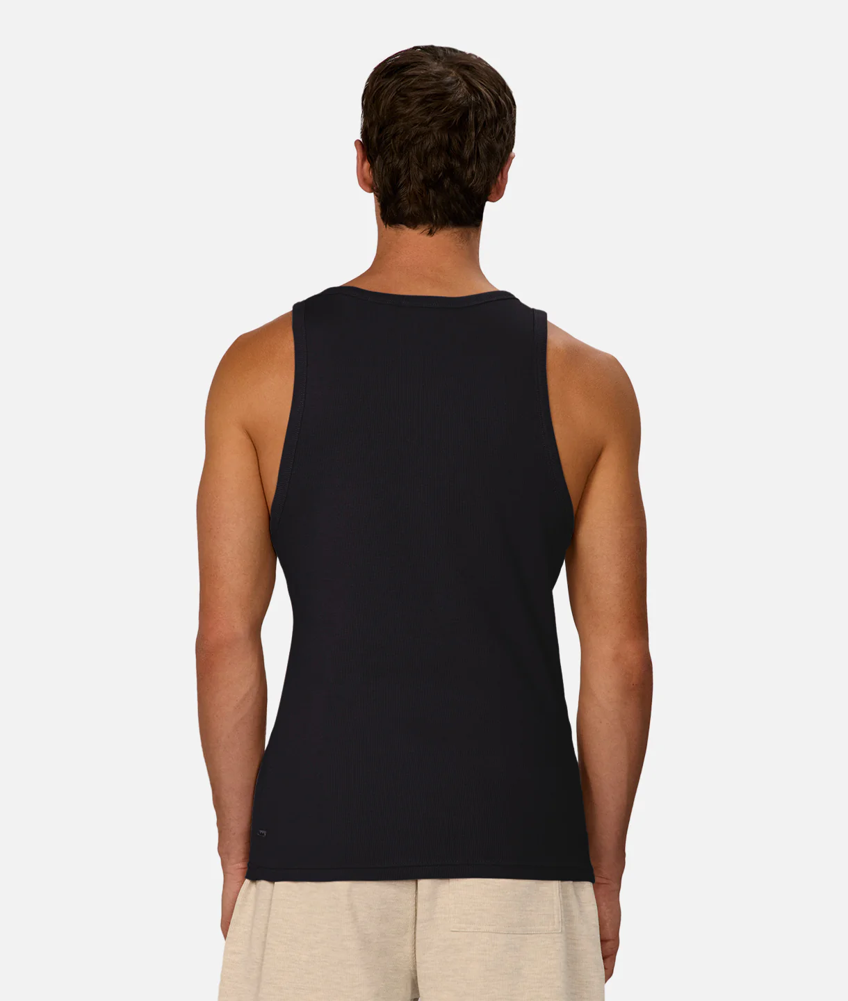 The Brando Ribbed Tank Top - Black - Image 5