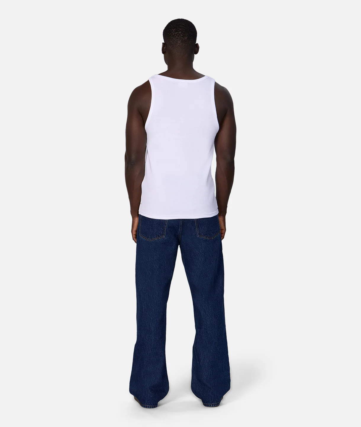The Brando Ribbed Tank Top - White - Image 6