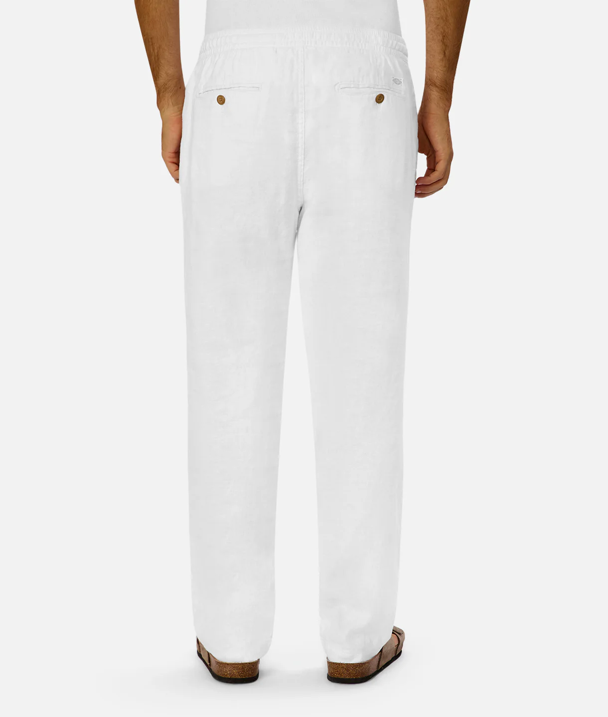 The New Capri Linen Pant - YD White - Image 4