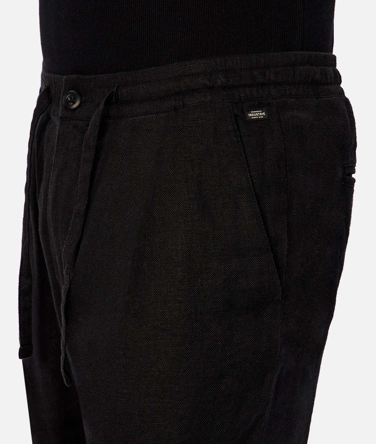 The New Capri Linen Pant - YD Black - Image 3