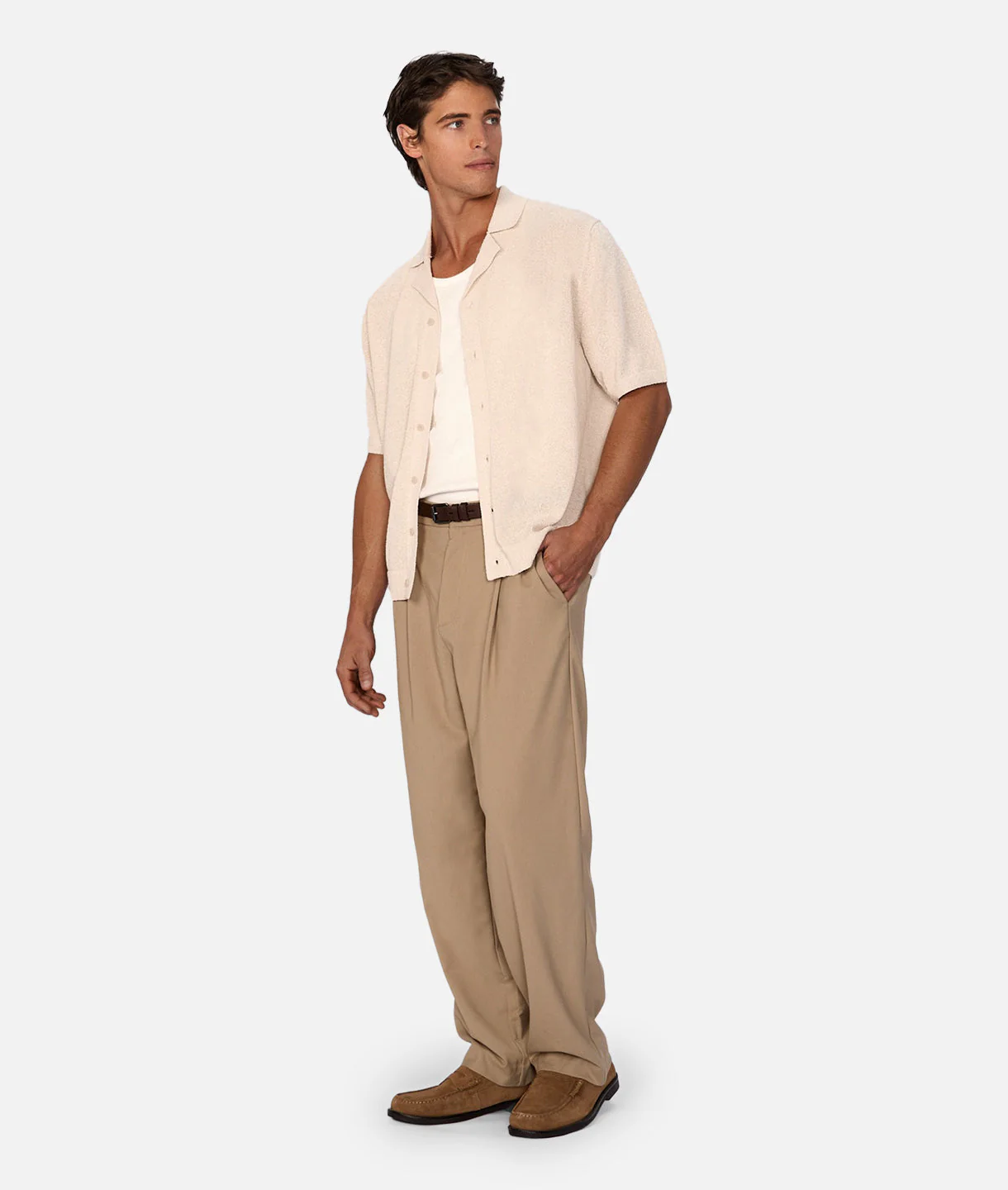 The Dali Short Sleeve Shirt - Wheat - Image 5