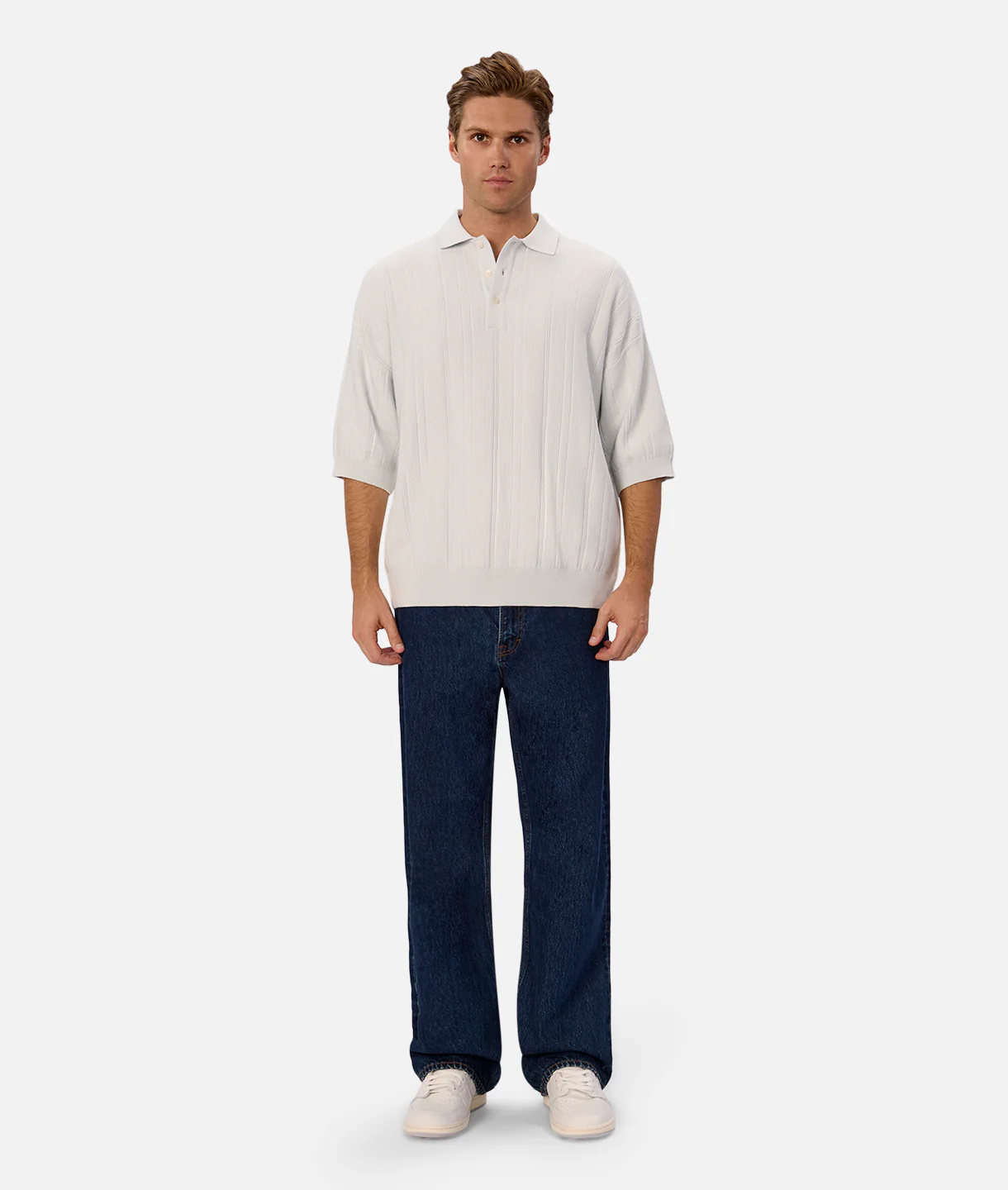 The Libson Polo  - Ice Blue - Image 3