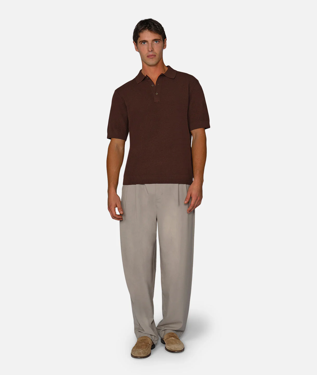 The Leon Polo Shirt - Wood - Image 3