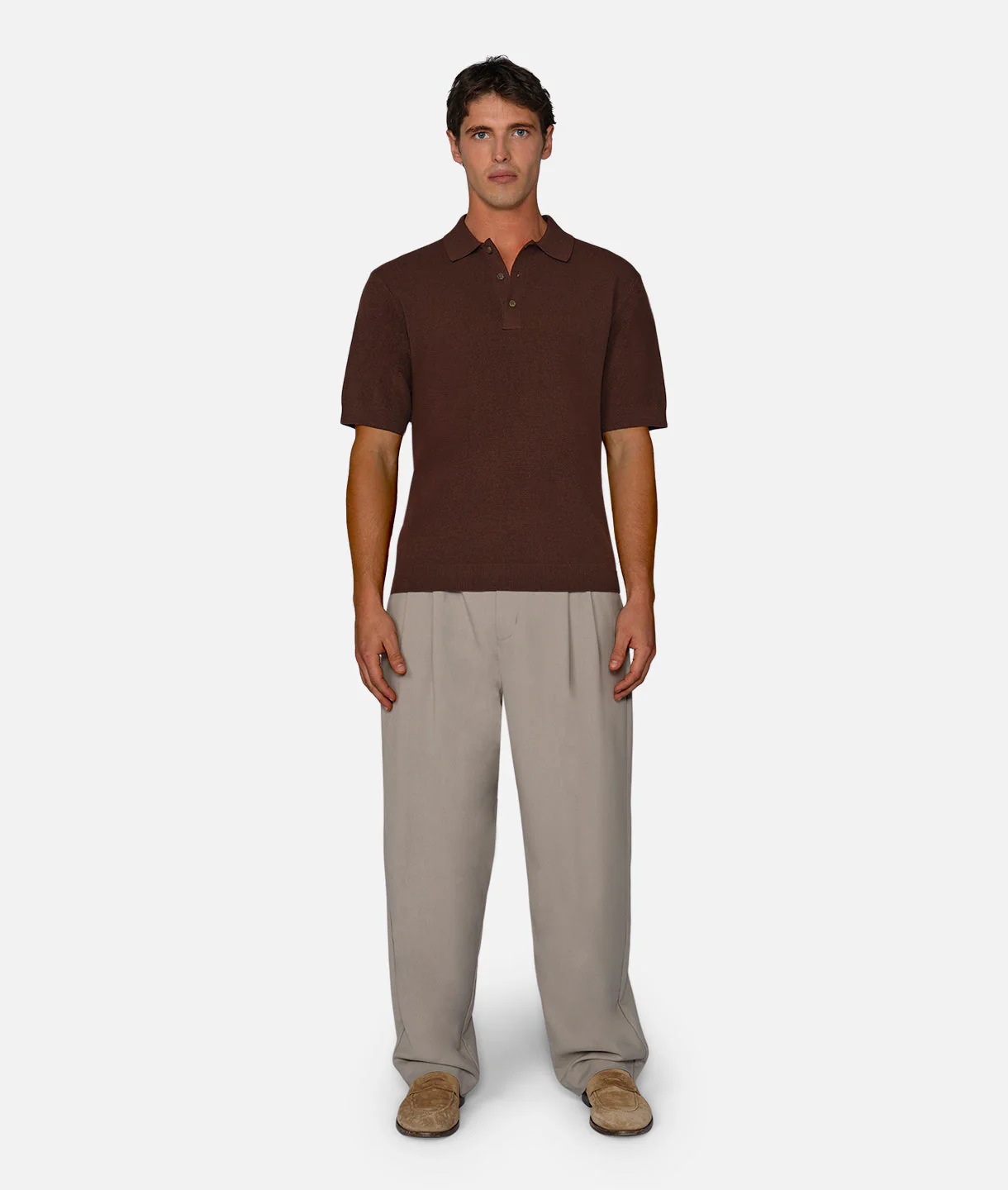 The Leon Polo Shirt - Wood - Image 4