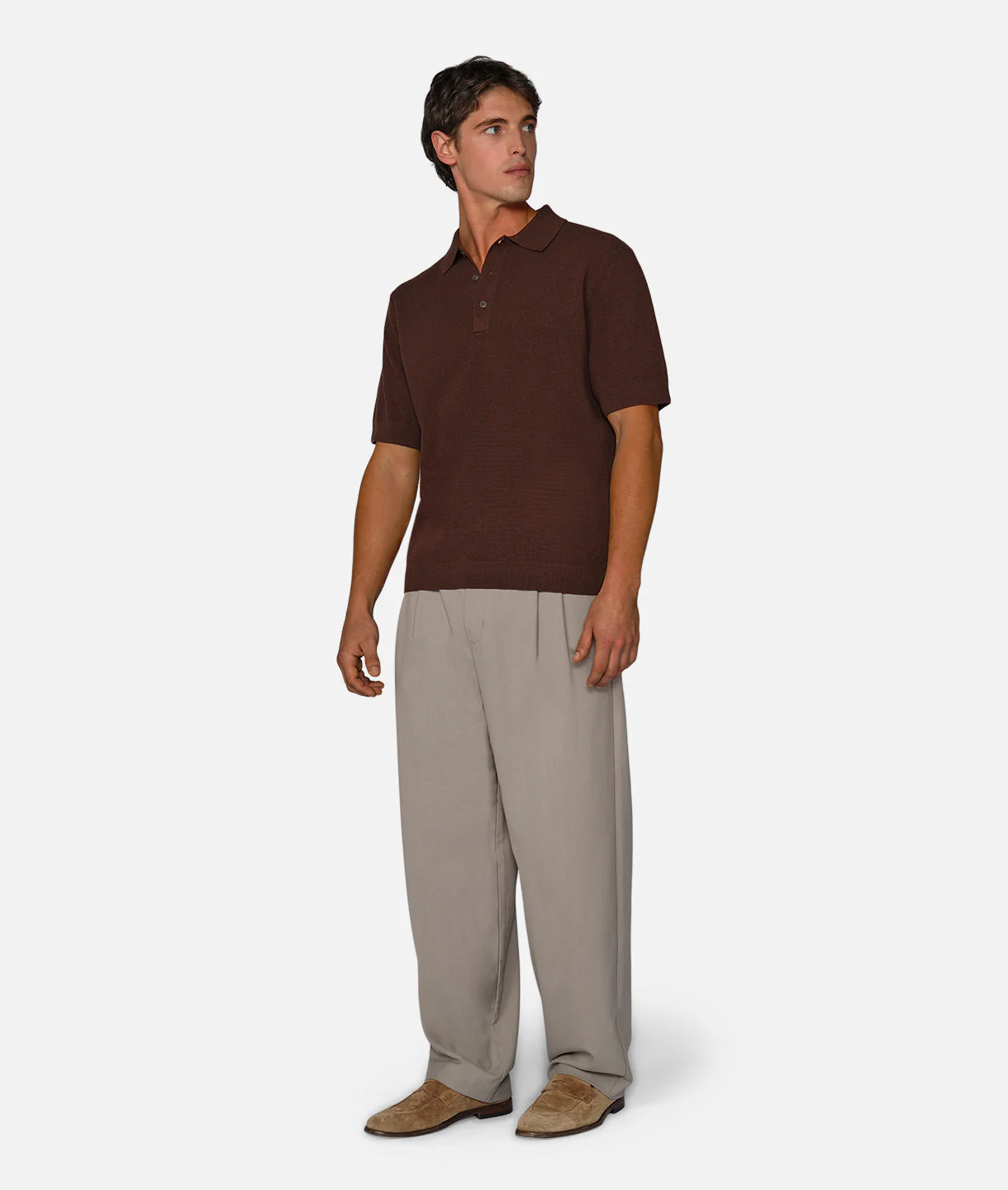 The Leon Polo Shirt - Wood - Image 5