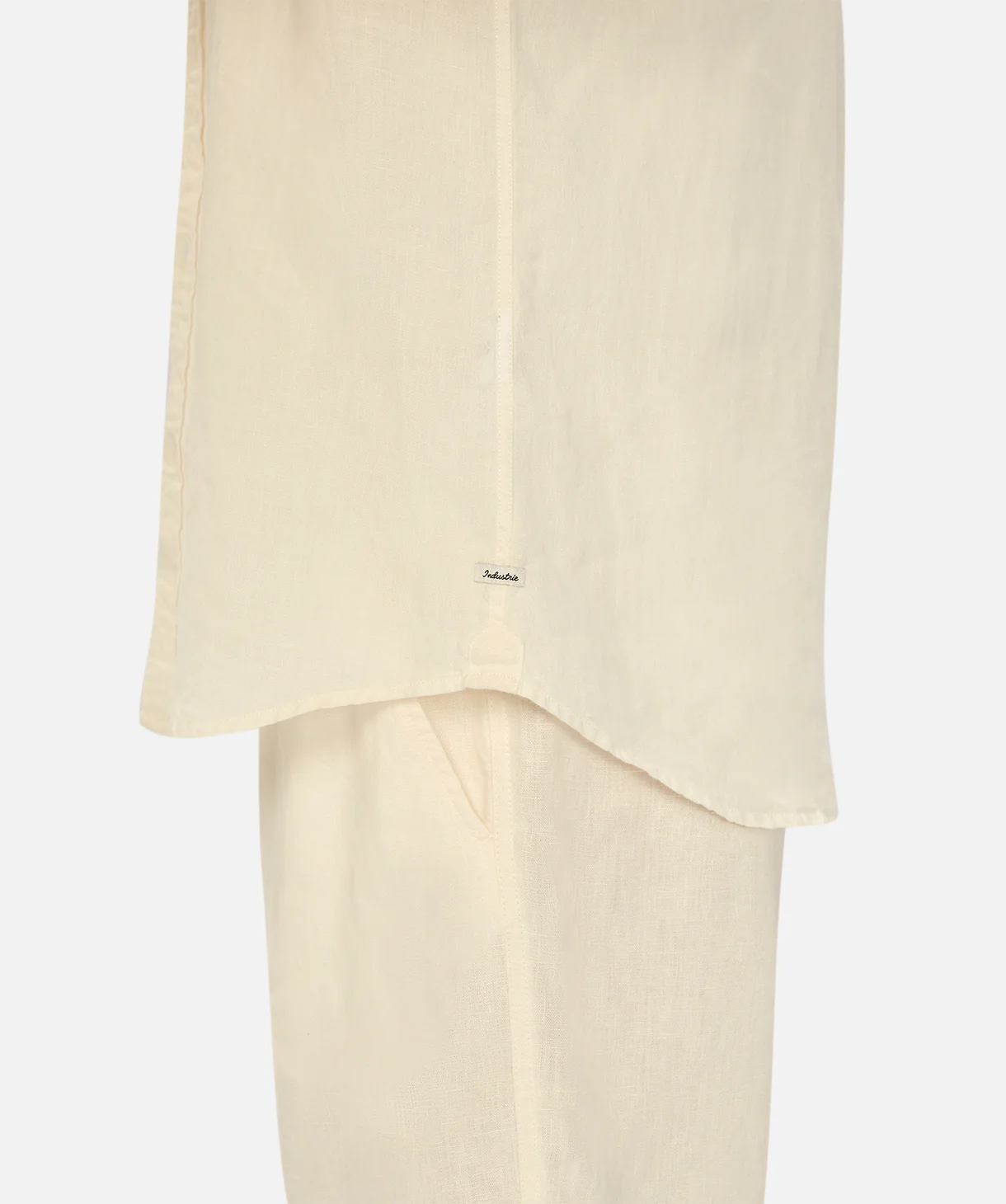 The Tennyson Linen Blend Long Sleeve Shirt - Image 7