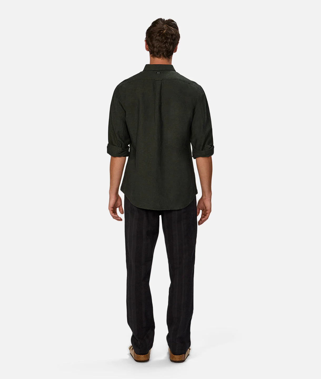 The Tennyson Linen Blend Long Sleeve Shirt - Image 6