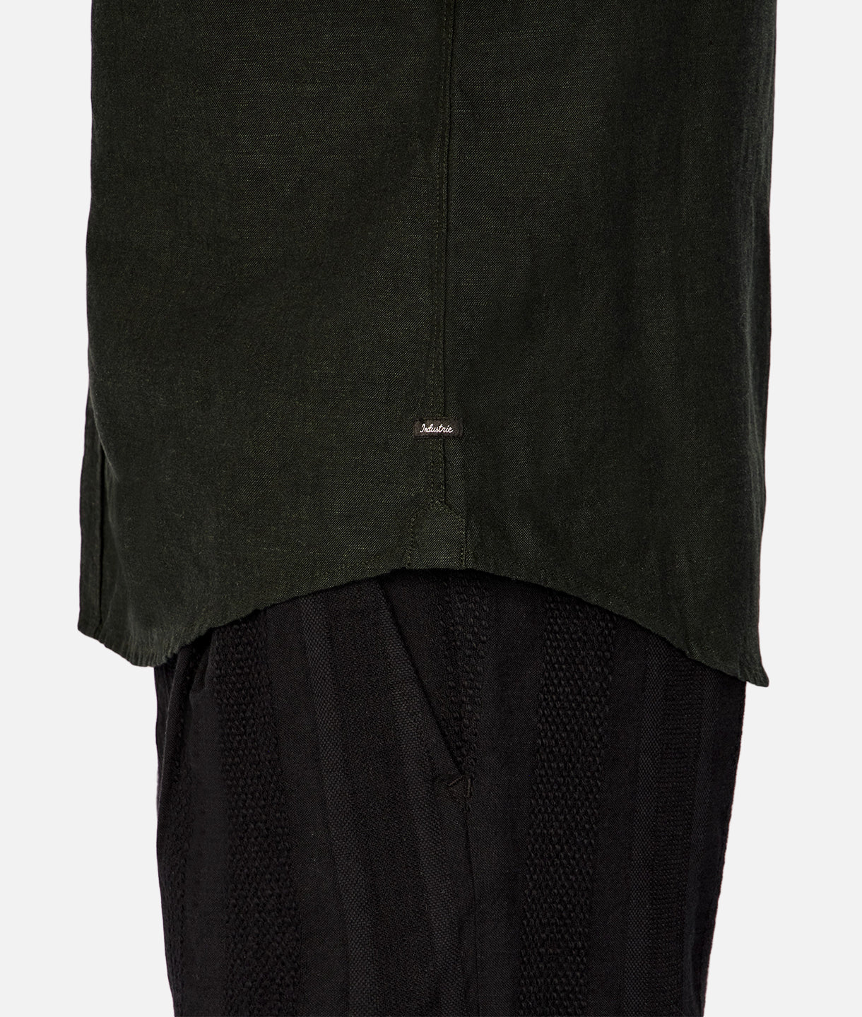 The Tennyson Linen Blend Long Sleeve Shirt - Image 8