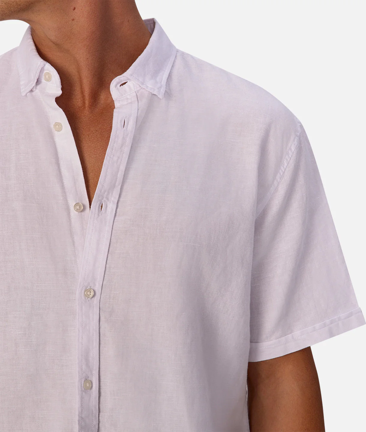 The Tennyson Linen Blend Short Sleeve Shirt - Image 6