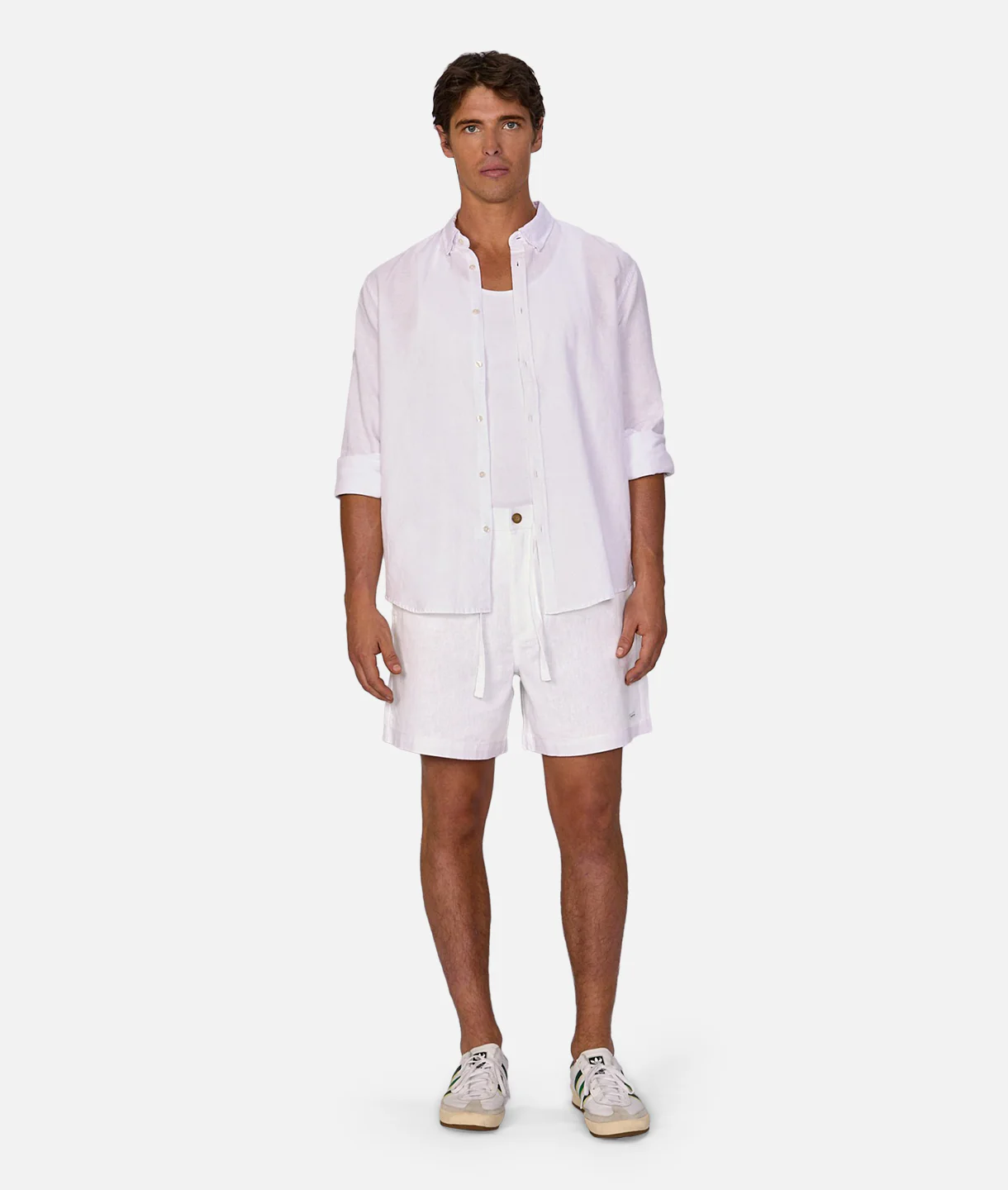 The Palma Linen Short - Off White - Image 2