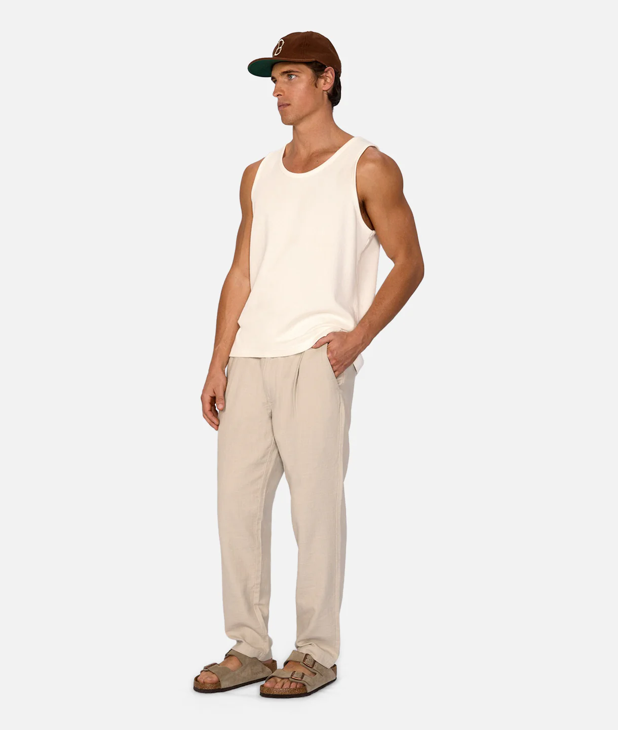 The Mallorca Pant - New Stone - Image 5