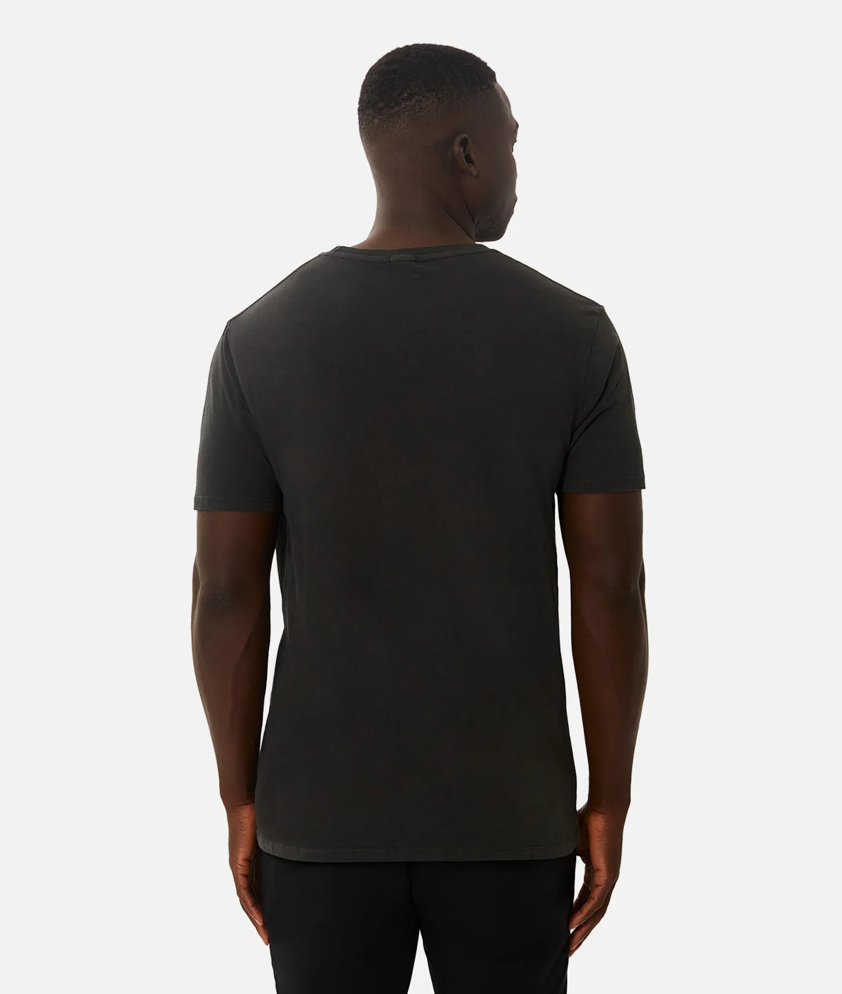 The Basic Classic Crew Neck T-Shirt - PD Black - Image 4