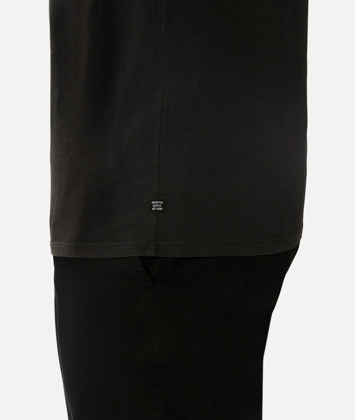 The Basic Classic Crew Neck T-Shirt - PD Black - Image 5