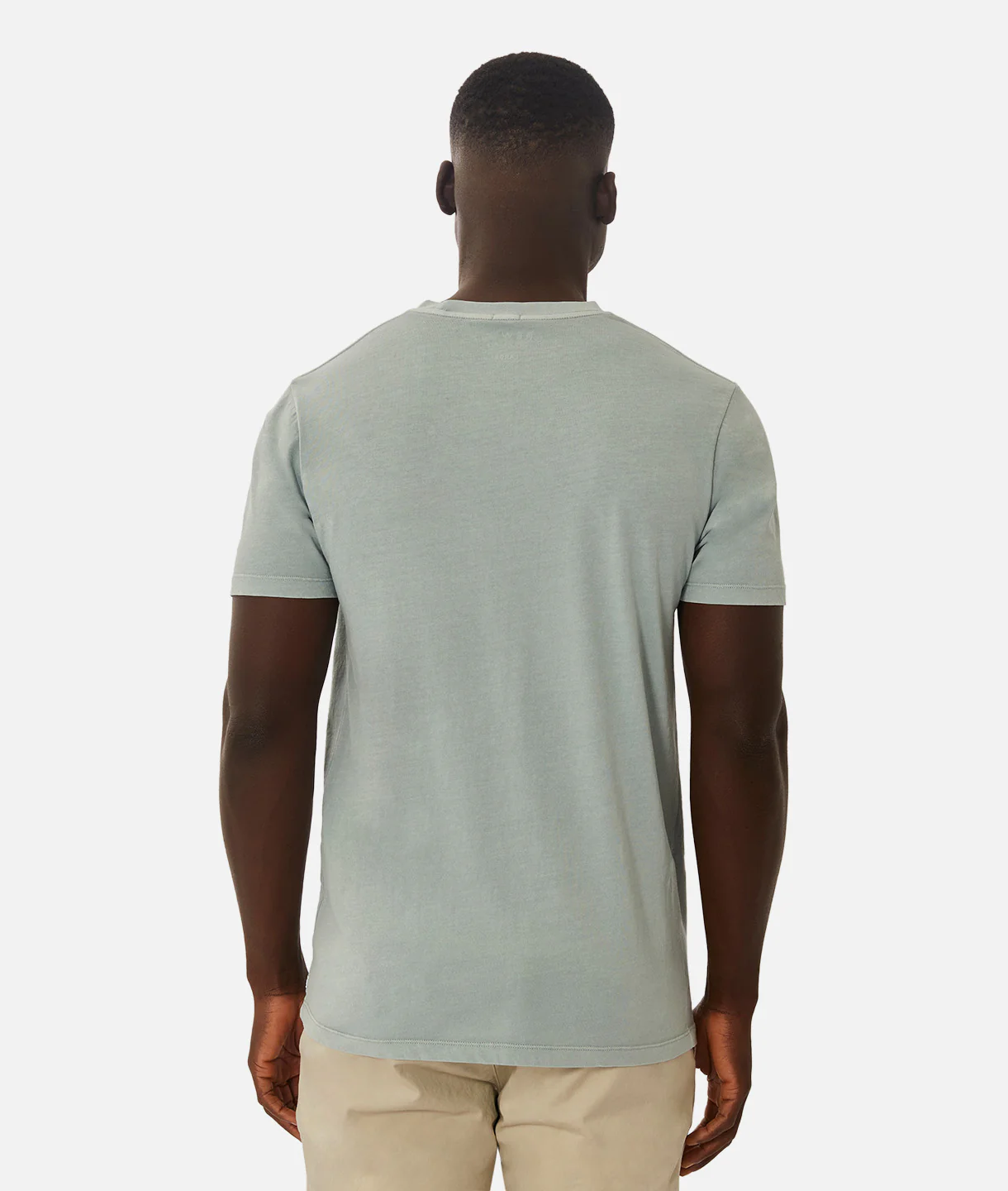 The Basic Classic Crew Neck T-Shirt - PD Faded Blue - Image 5