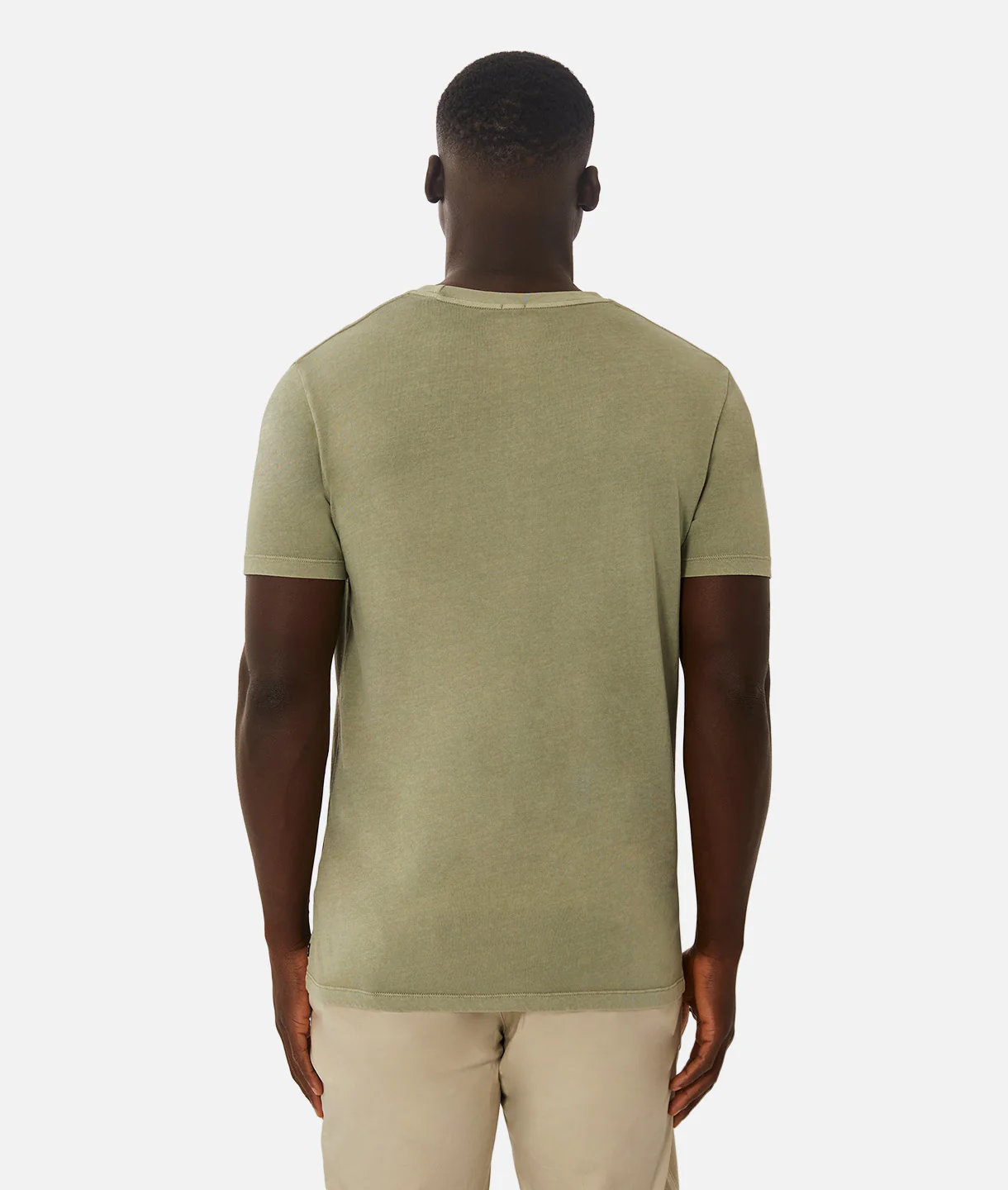The Basic Classic Crew Neck T-Shirt - PD Lt Sage - Image 4
