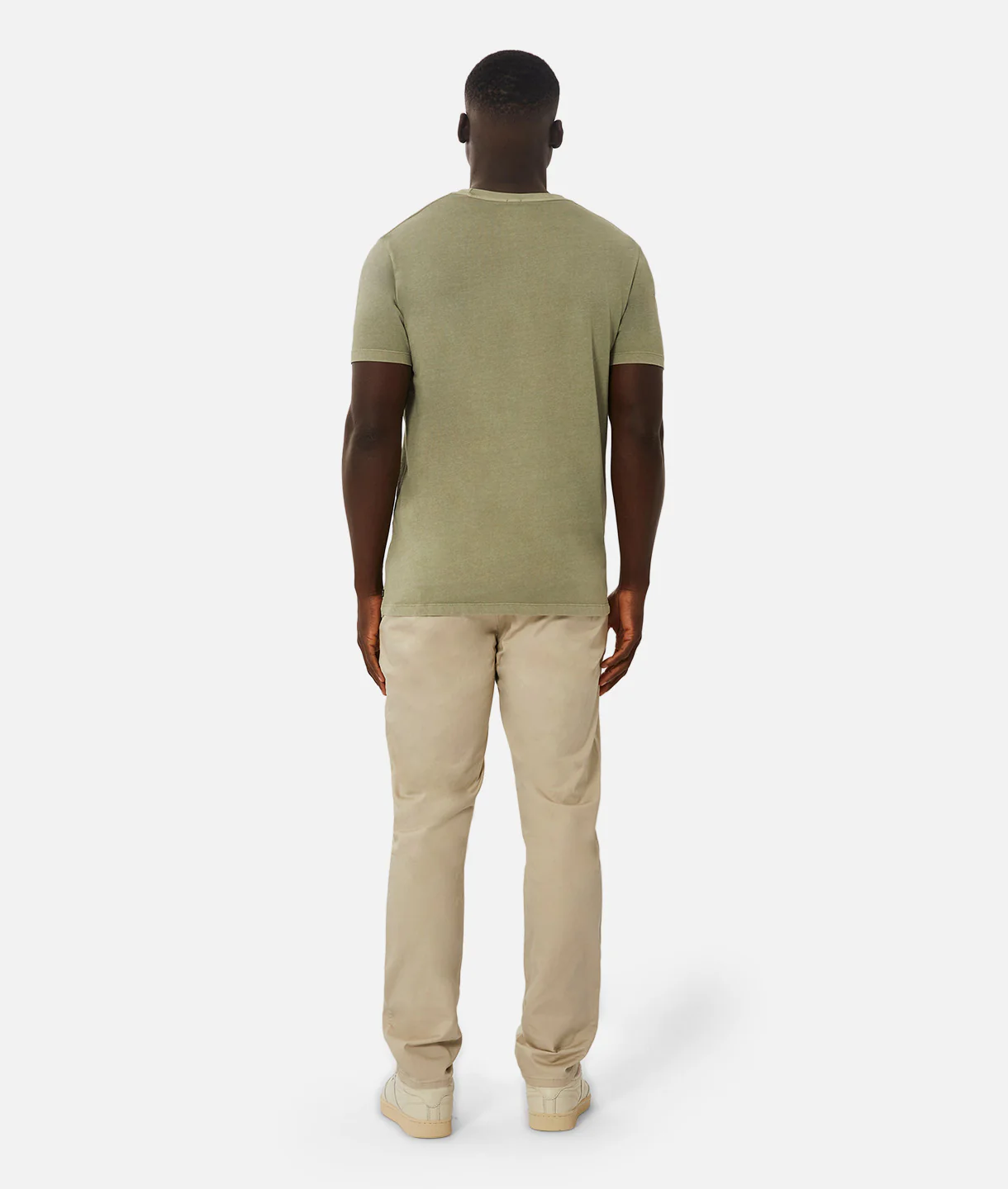 The Basic Classic Crew Neck T-Shirt - PD Lt Sage - Image 5