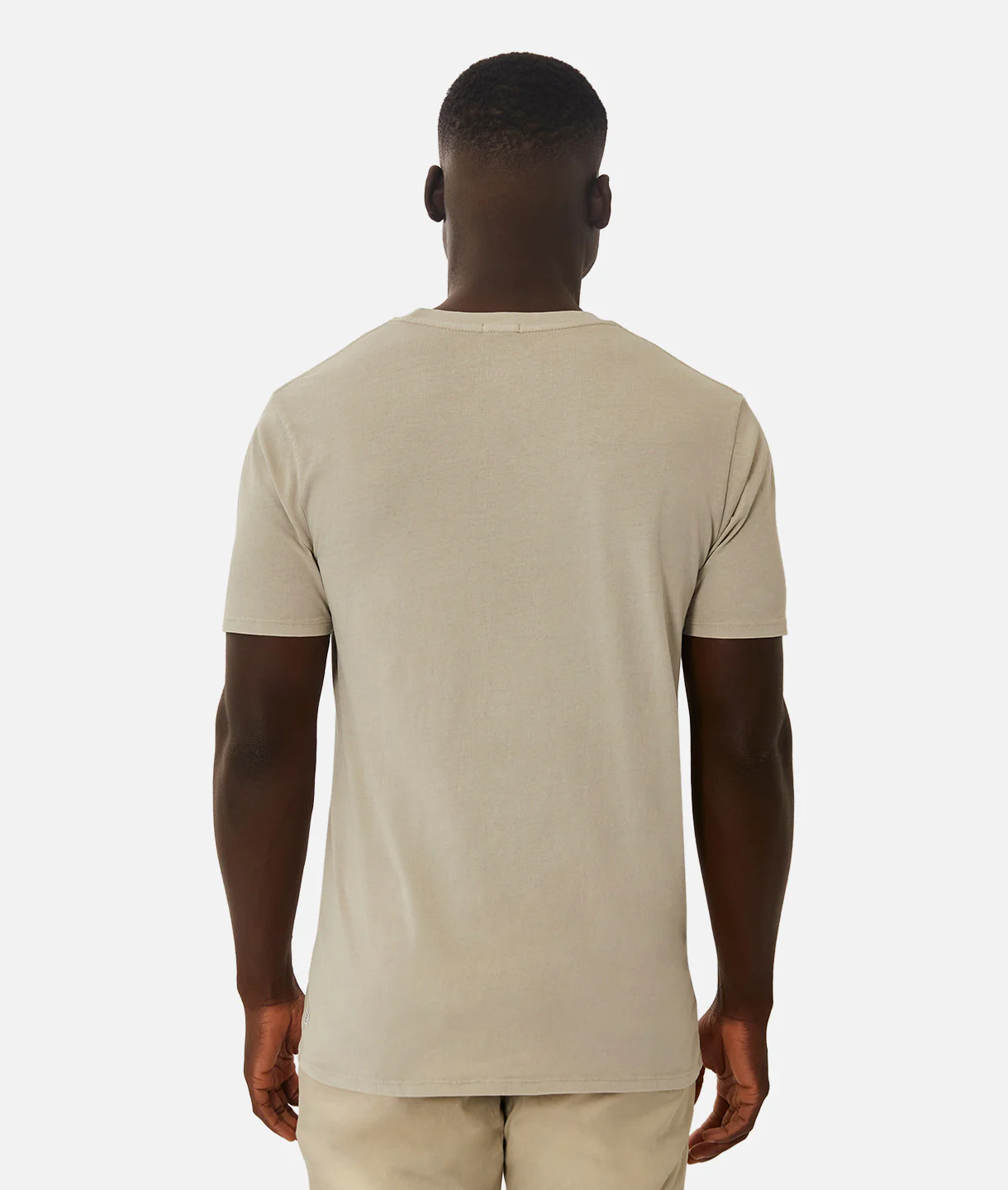 The Basic Classic Crew Neck T-Shirt - OD Stone - Image 5
