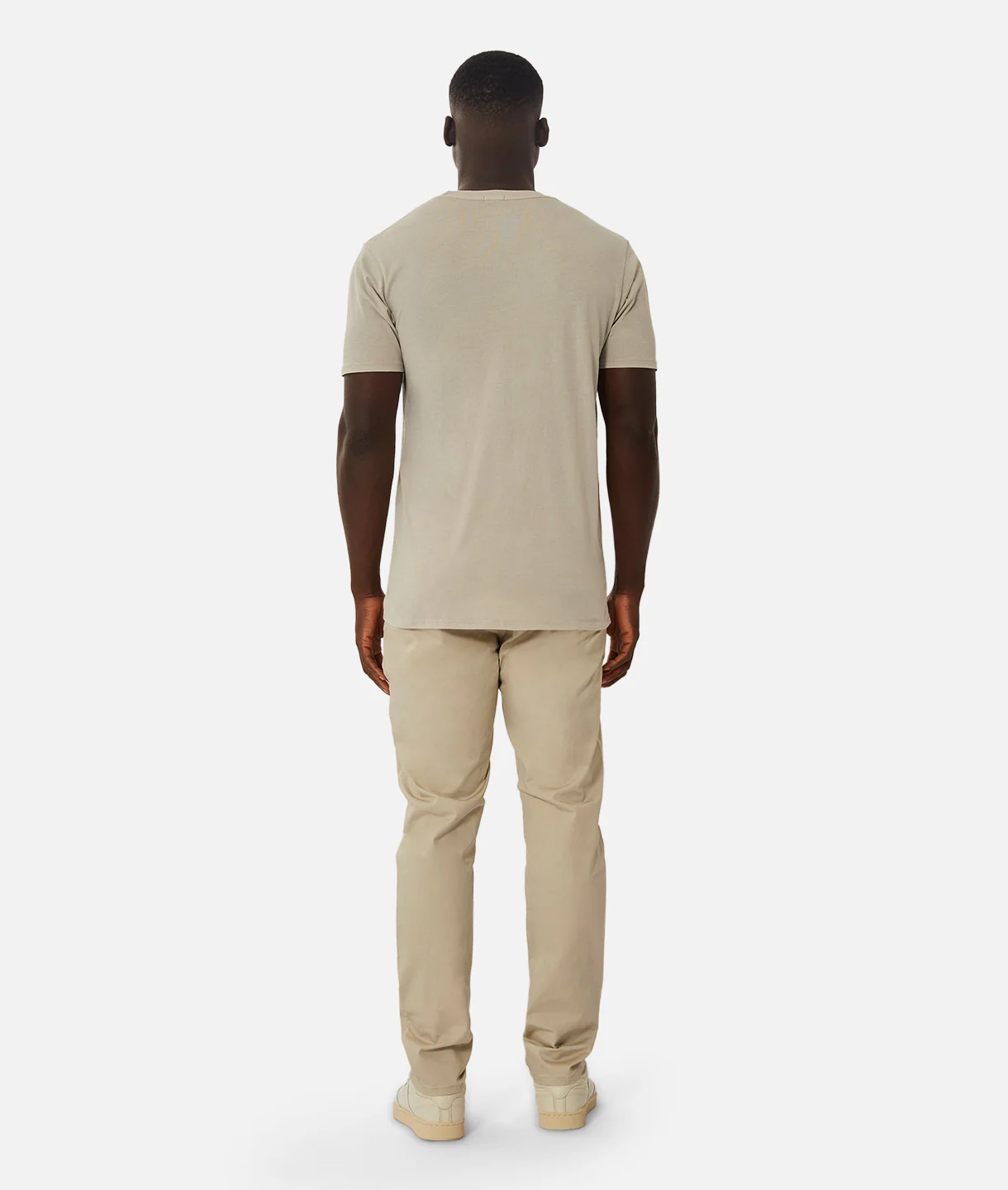 The Basic Classic Crew Neck T-Shirt - OD Stone - Image 6
