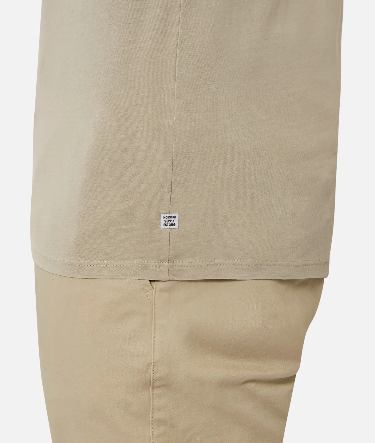 The Basic Classic Crew Neck T-Shirt - OD Stone - Image 7
