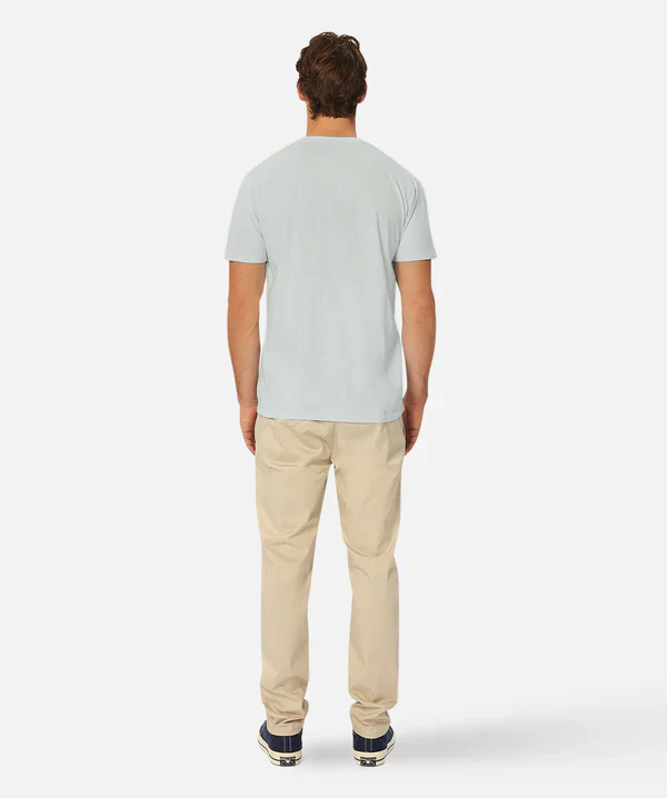 The Basic Classic Crew Neck T-Shirt - Lt Blue - Image 6