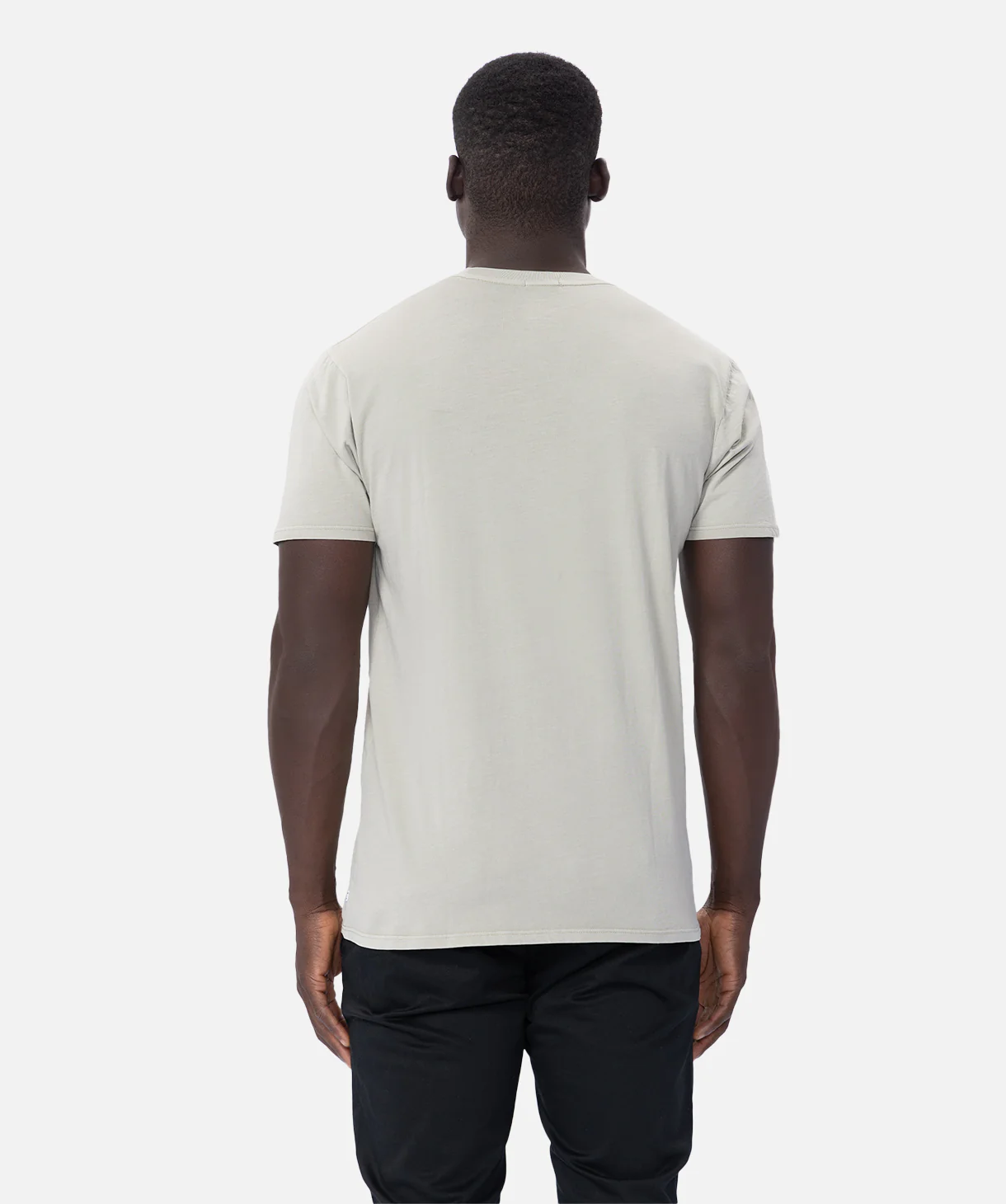 The Basic Classic Crew Neck T-Shirt - Lt Sage - Image 5