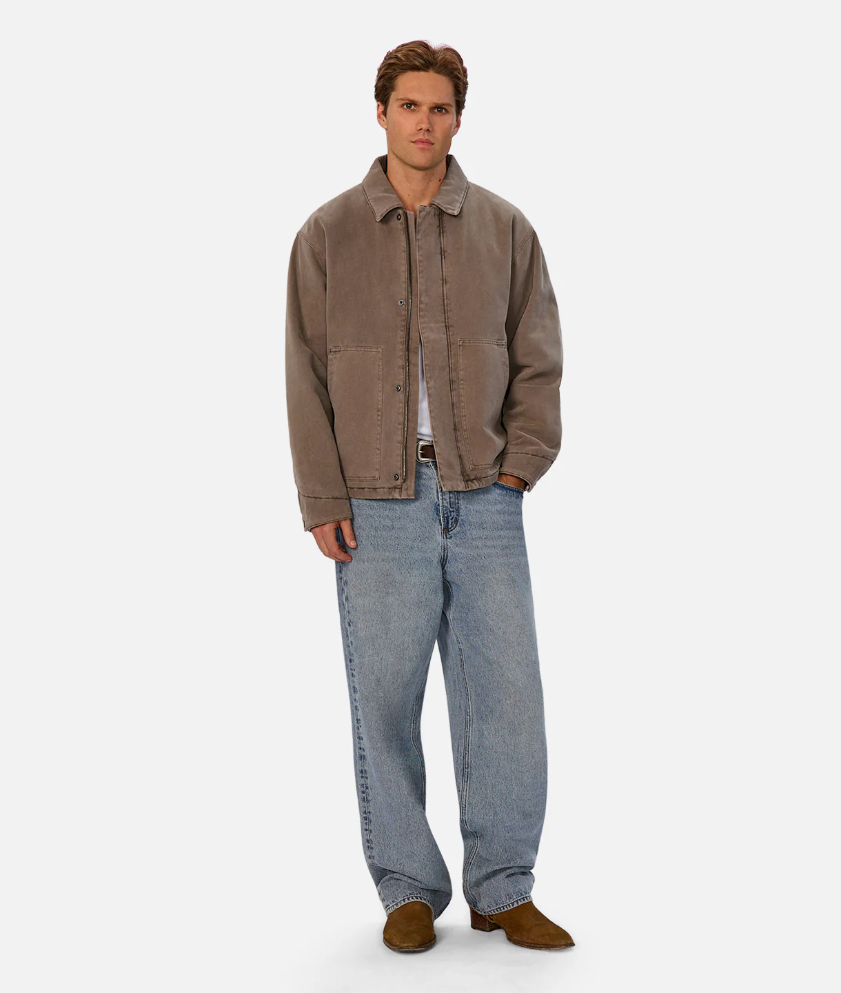 The Oklahoma Jacket - Washed Brown - Image 3