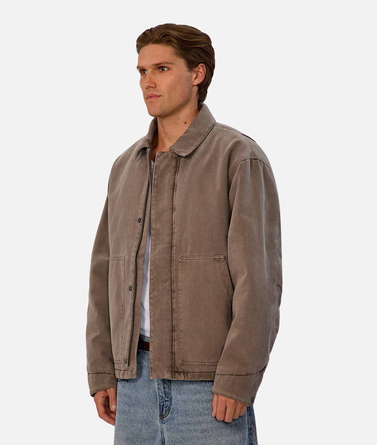 The Oklahoma Jacket - Washed Brown - Image 4