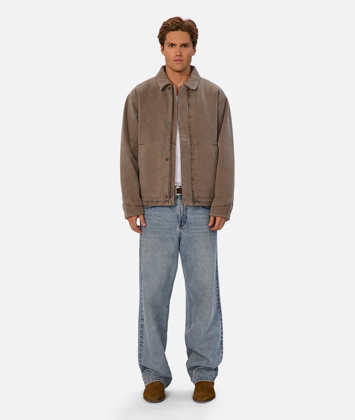 The Oklahoma Jacket - Washed Brown - Image 6