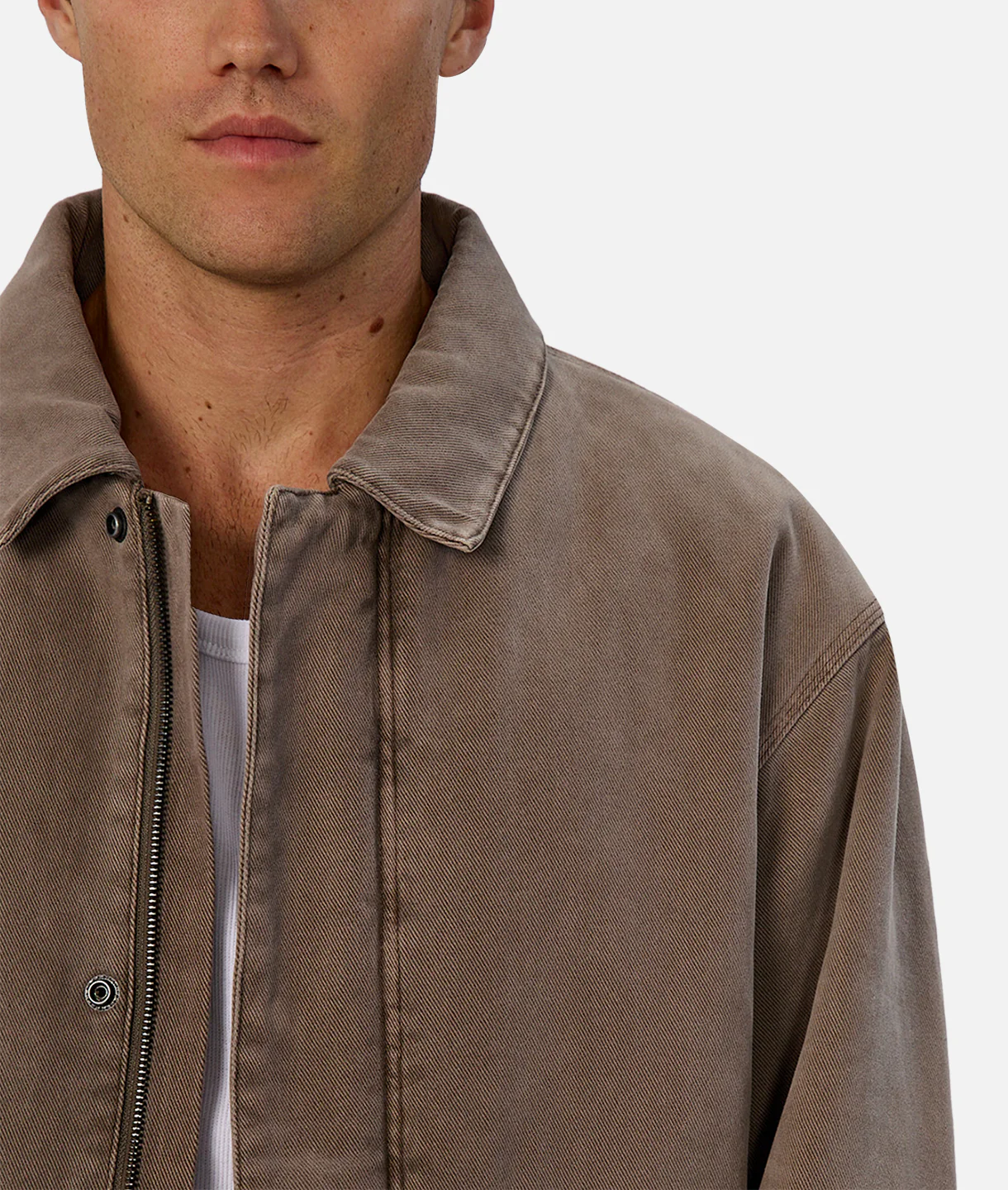 The Oklahoma Jacket - Washed Brown - Image 8