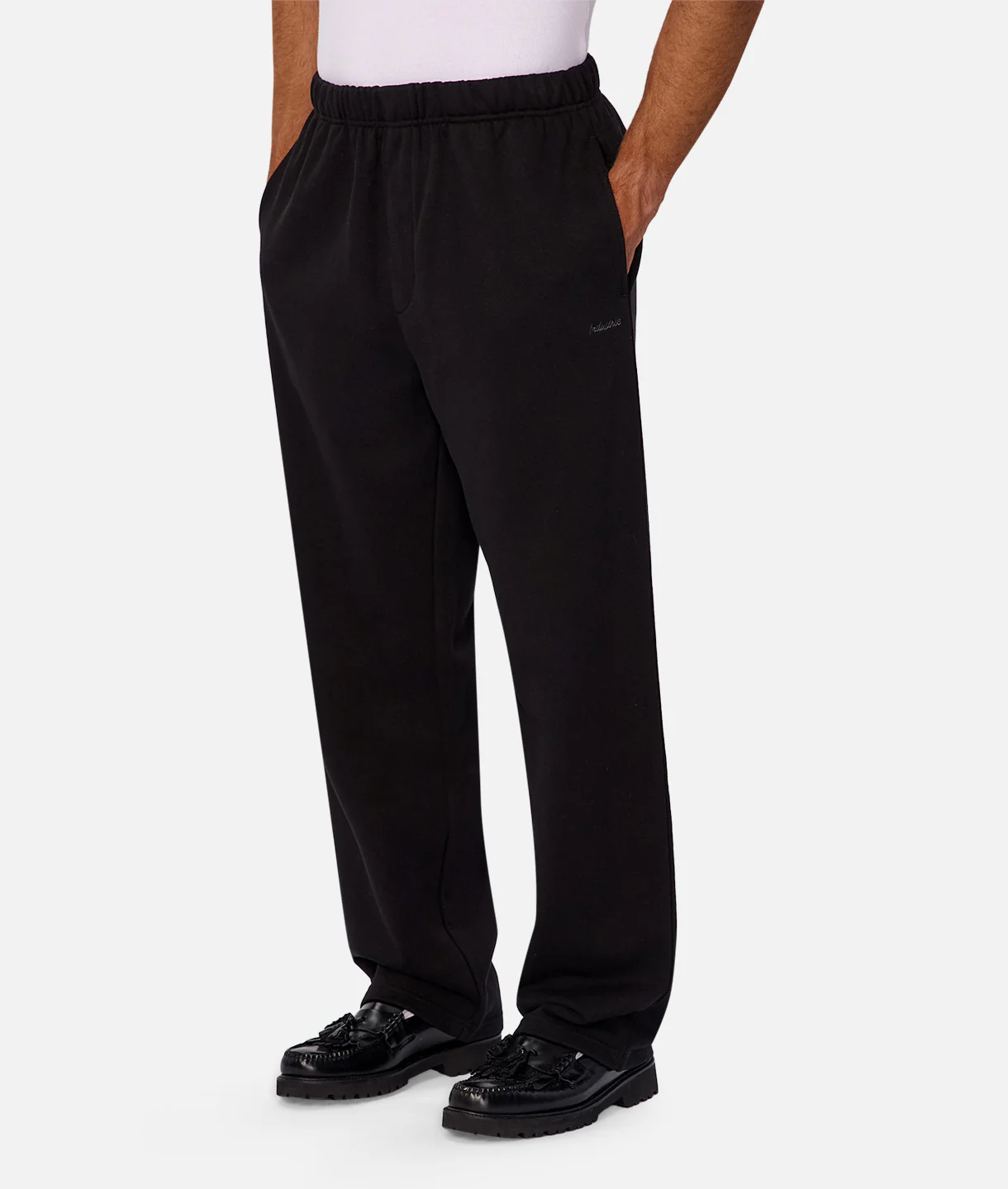 The Astoria Knitted Sweatpant - Black - Image 3