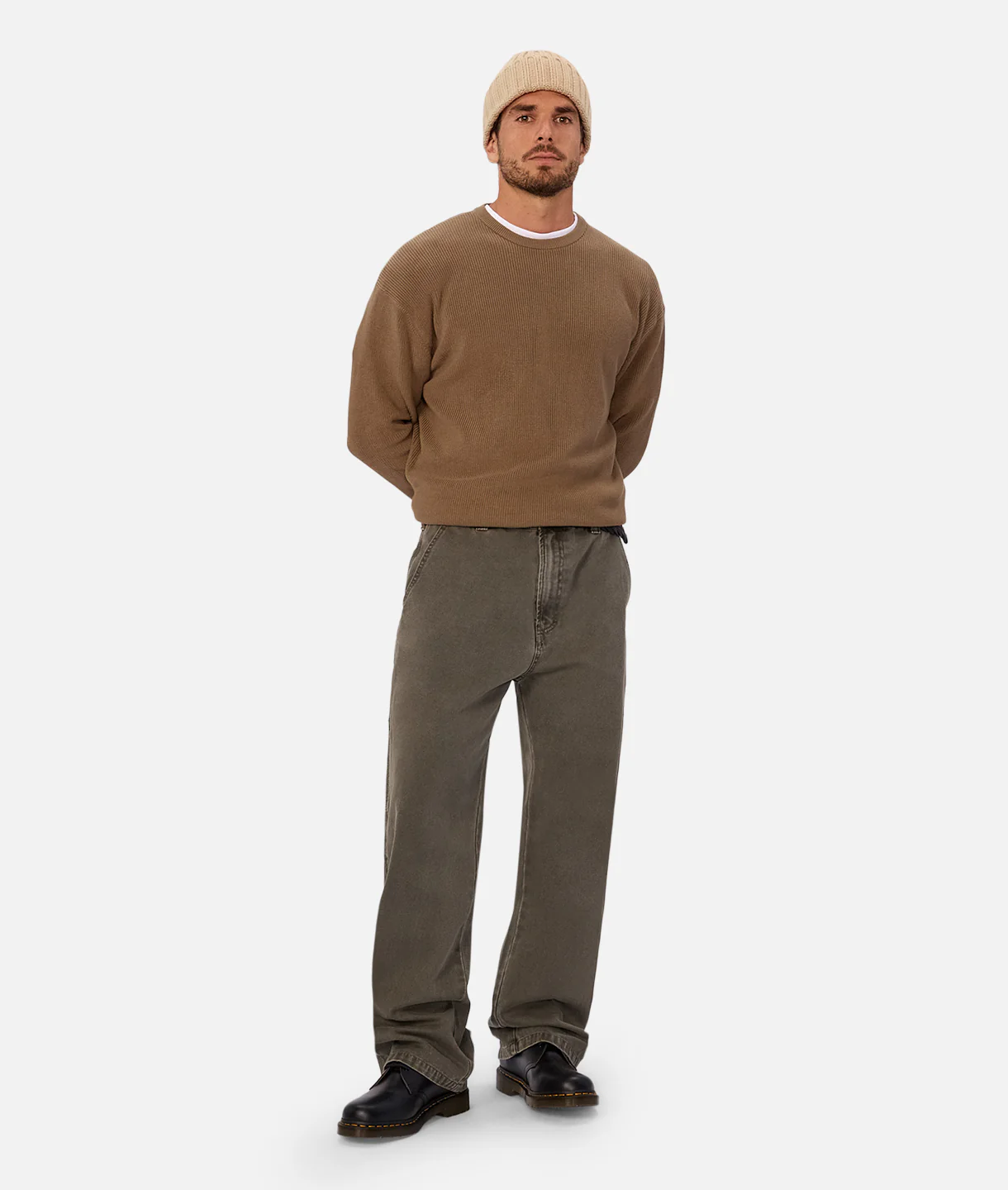 The New England Crew Neck Sweater - Acorn - Image 9