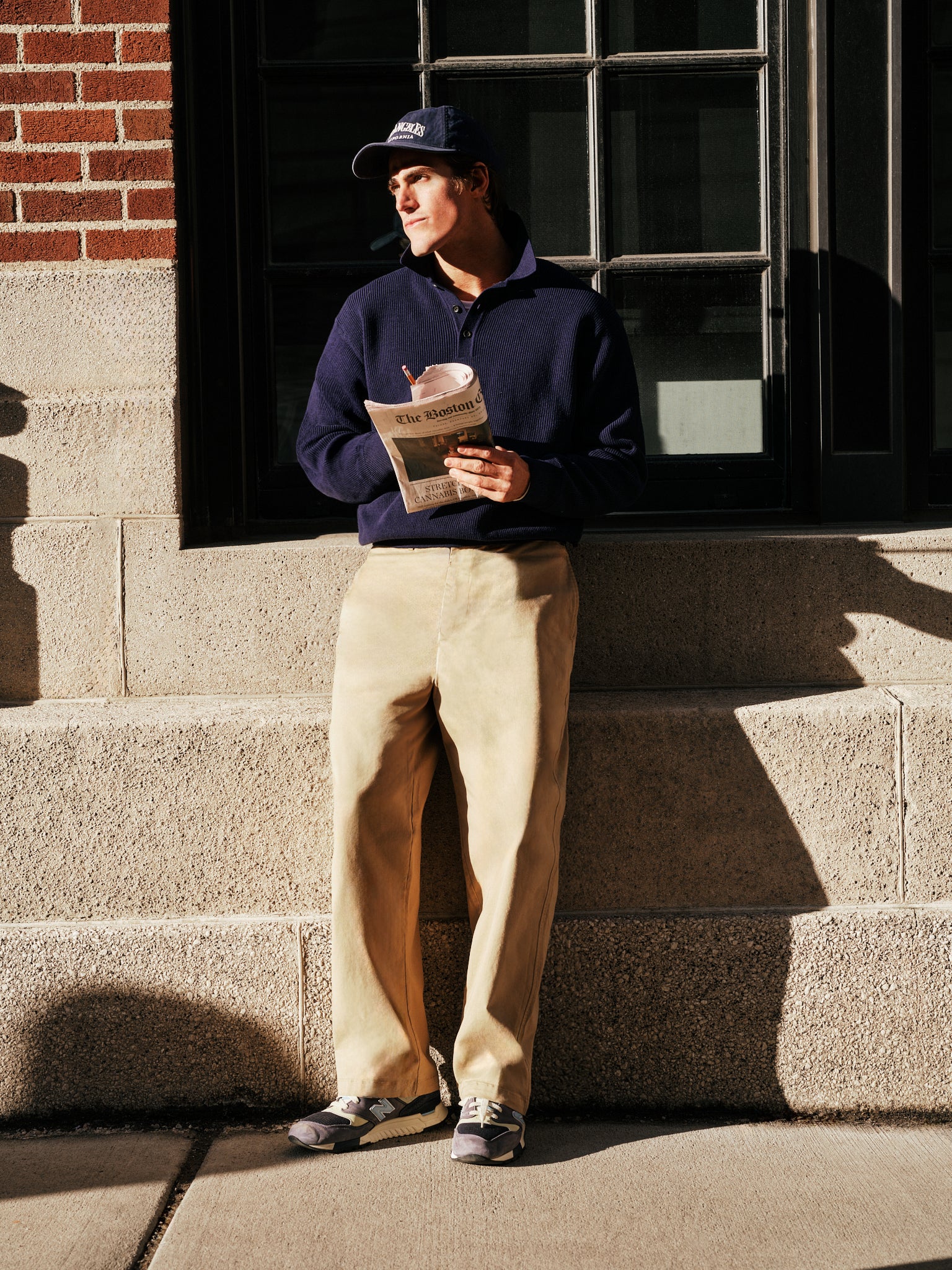 The Hamilton Knitted Polo - Cobalt - Image 2