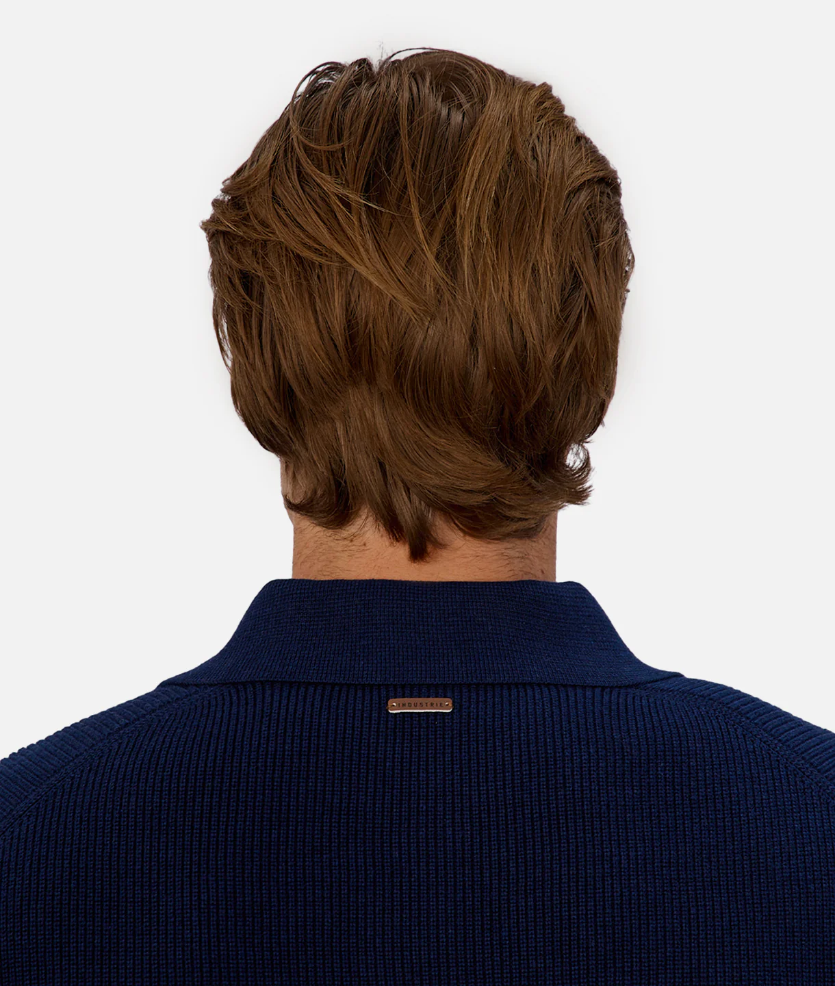 The Hamilton Knitted Polo - Cobalt - Image 9