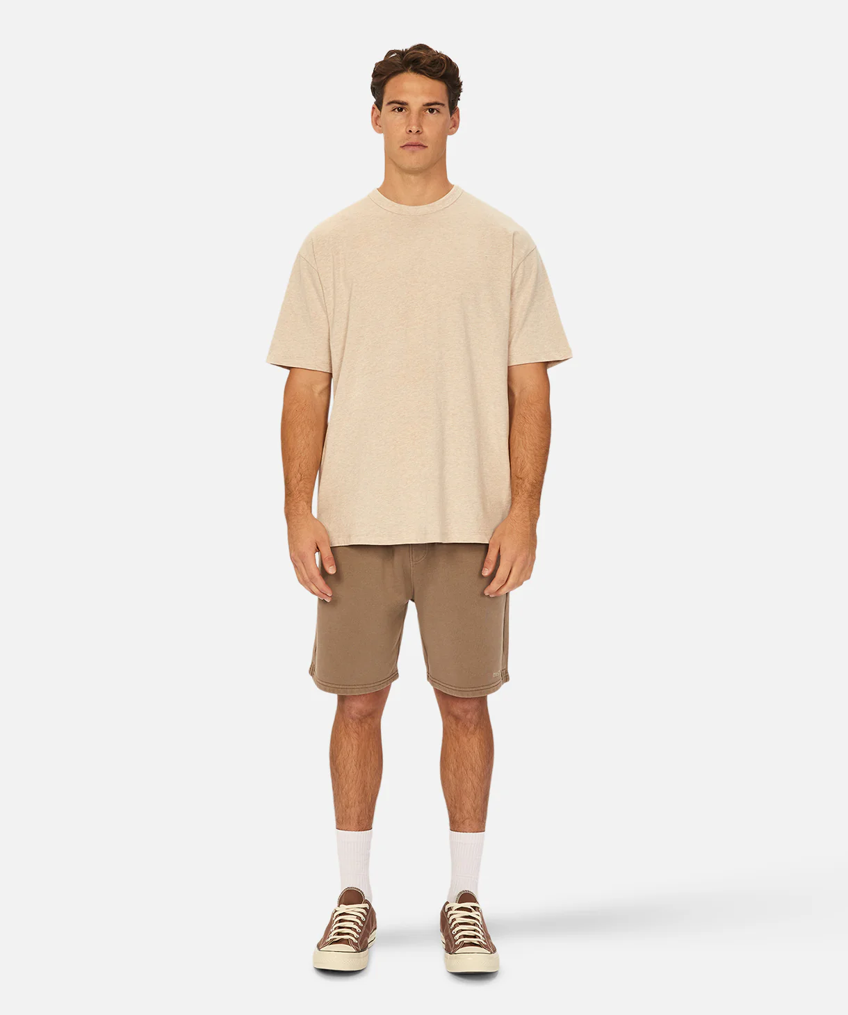 The Del Sur T-Shirt - Wheat Melange - Image 7