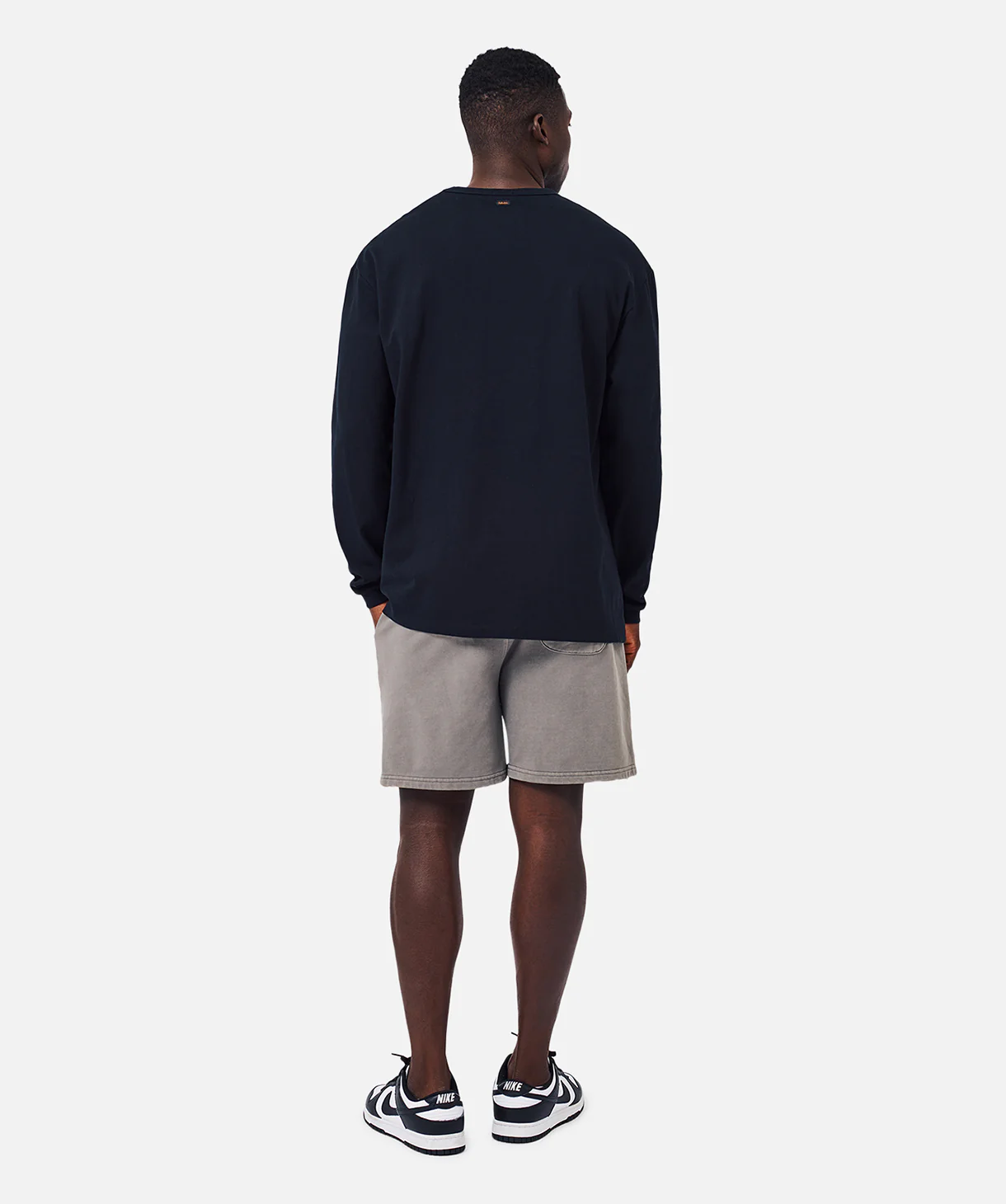 The Del Sur Long Sleeve T-Shirt - Black - Image 3