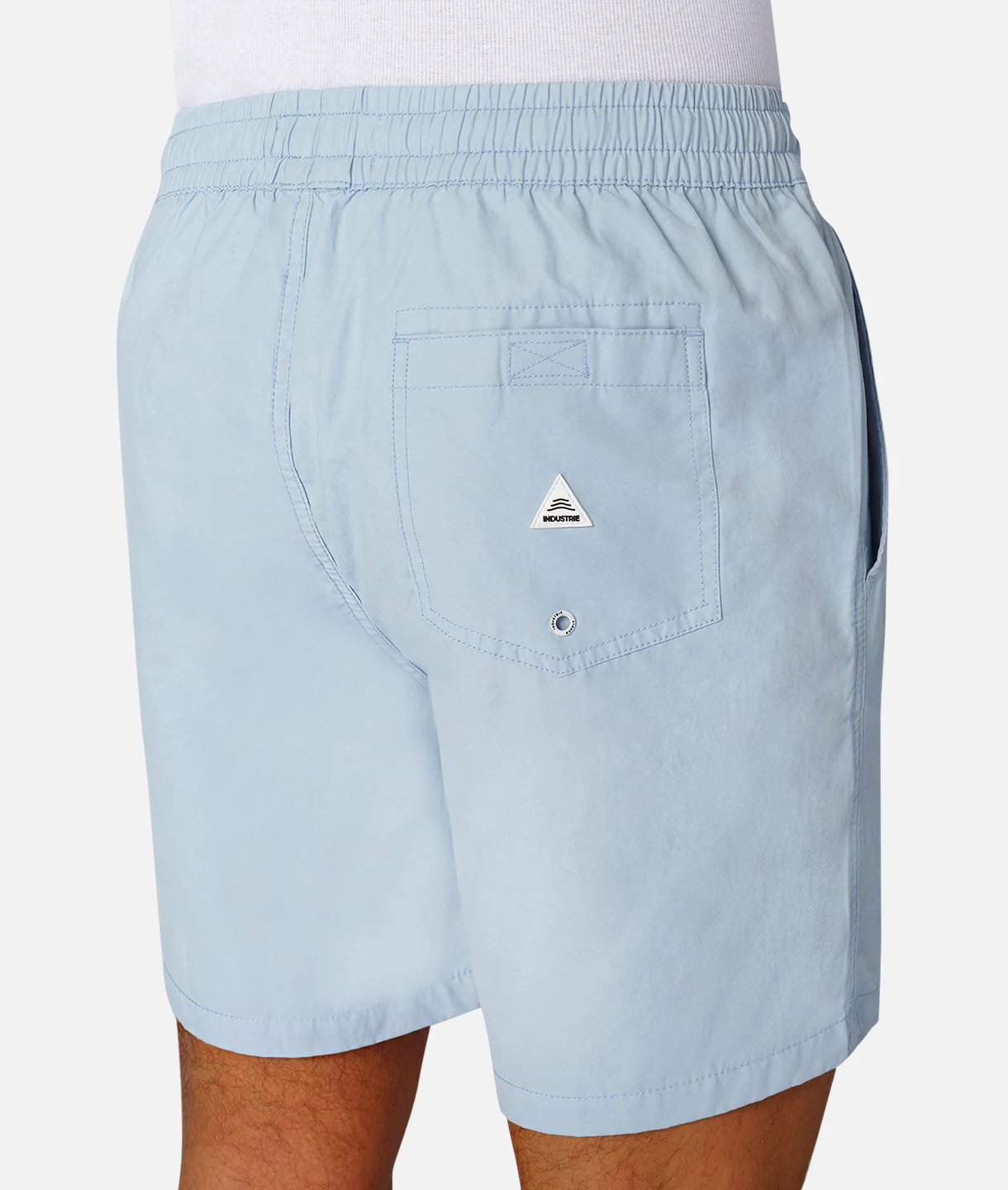 The New Jucker Solid Swim Trunk - Powder Blue - Image 7