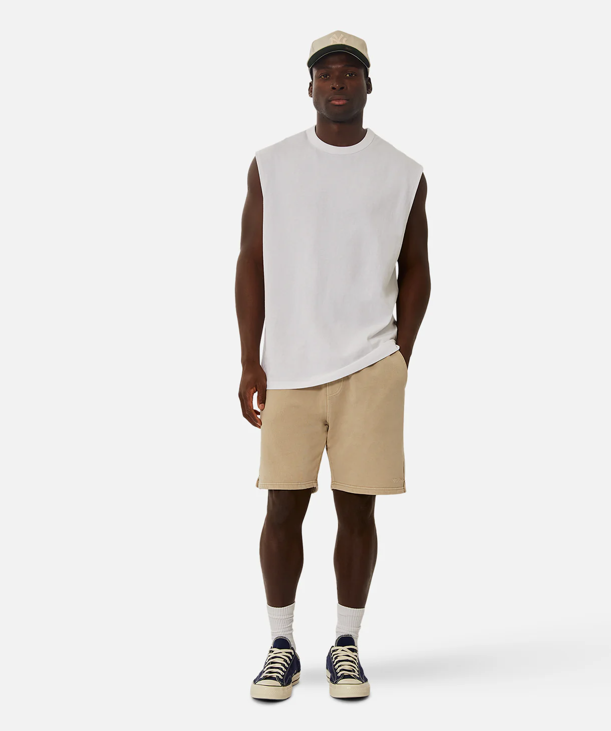 The Del Sur Sleeveless T-Shirt - White - Image 3