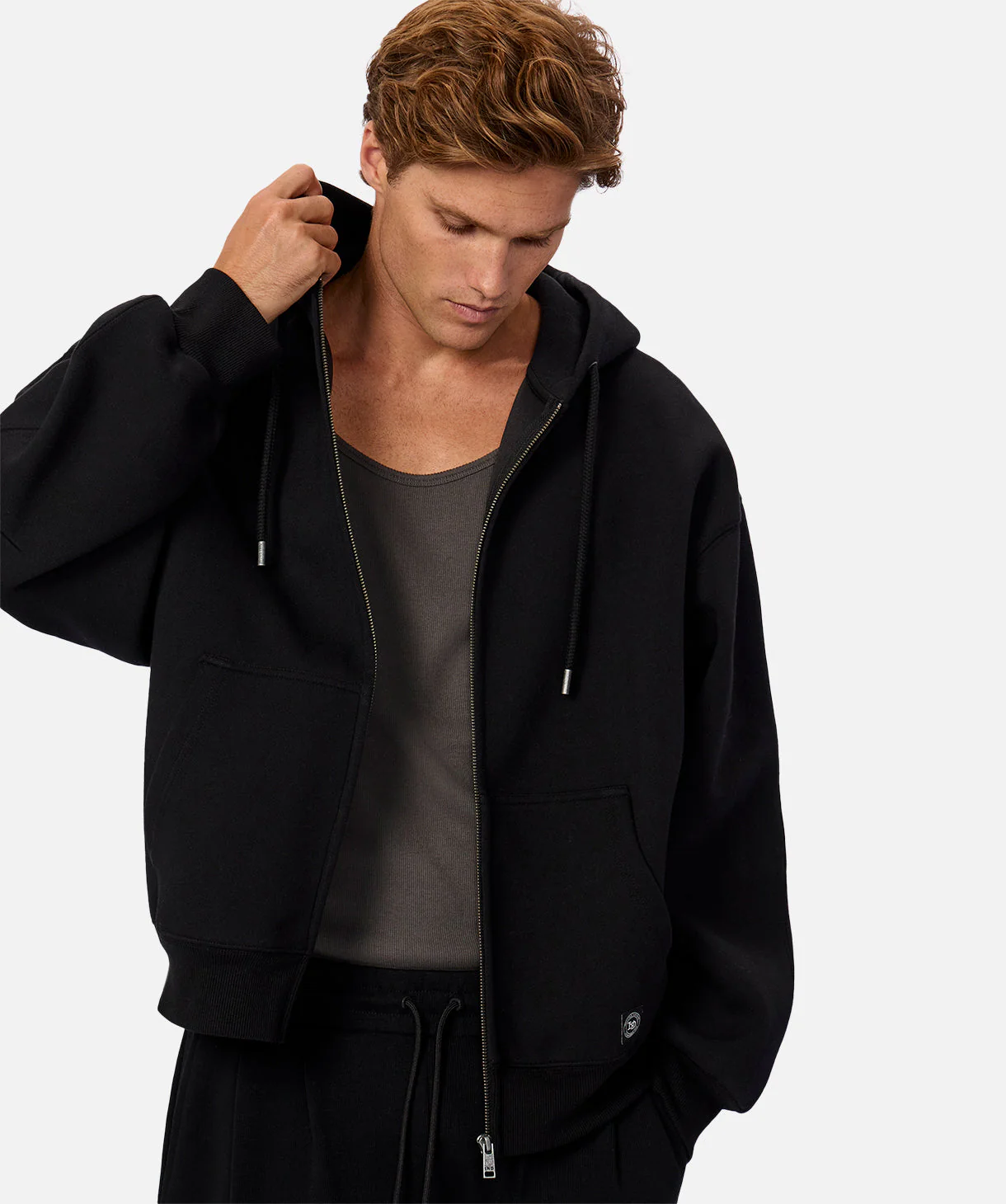 The Easton Hoodie - Black - Image 7