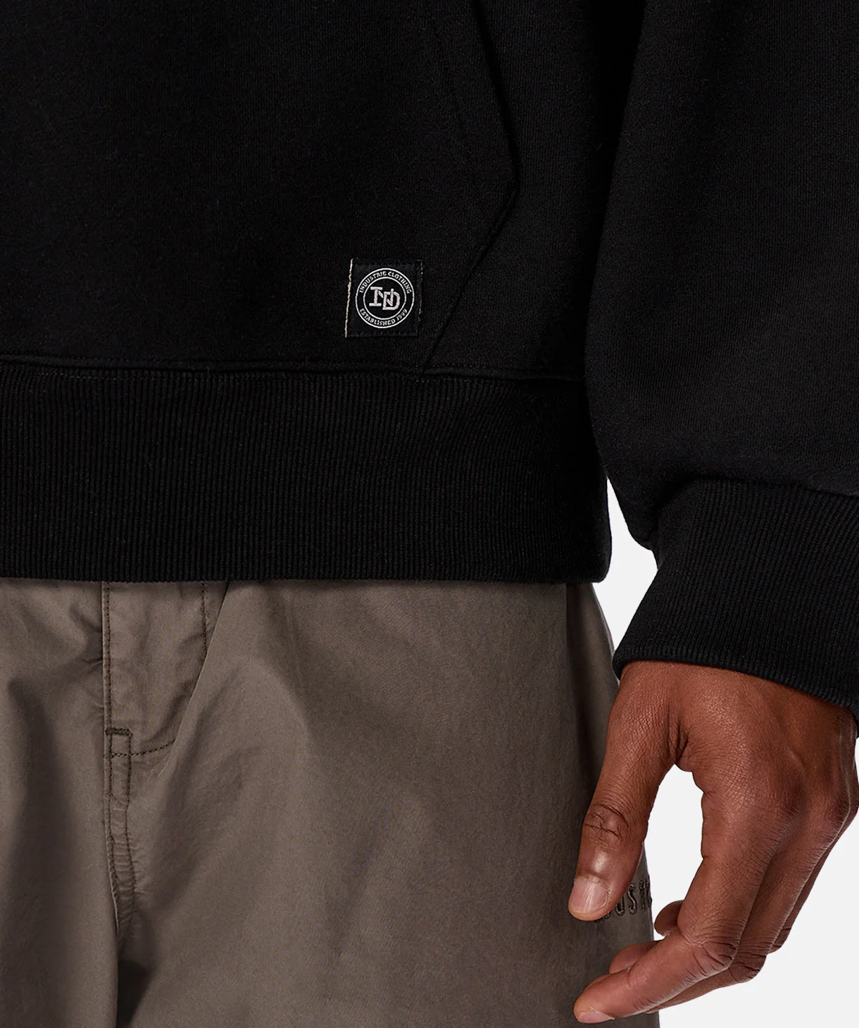 The Easton Pop Over Hoodie - Black - Image 3