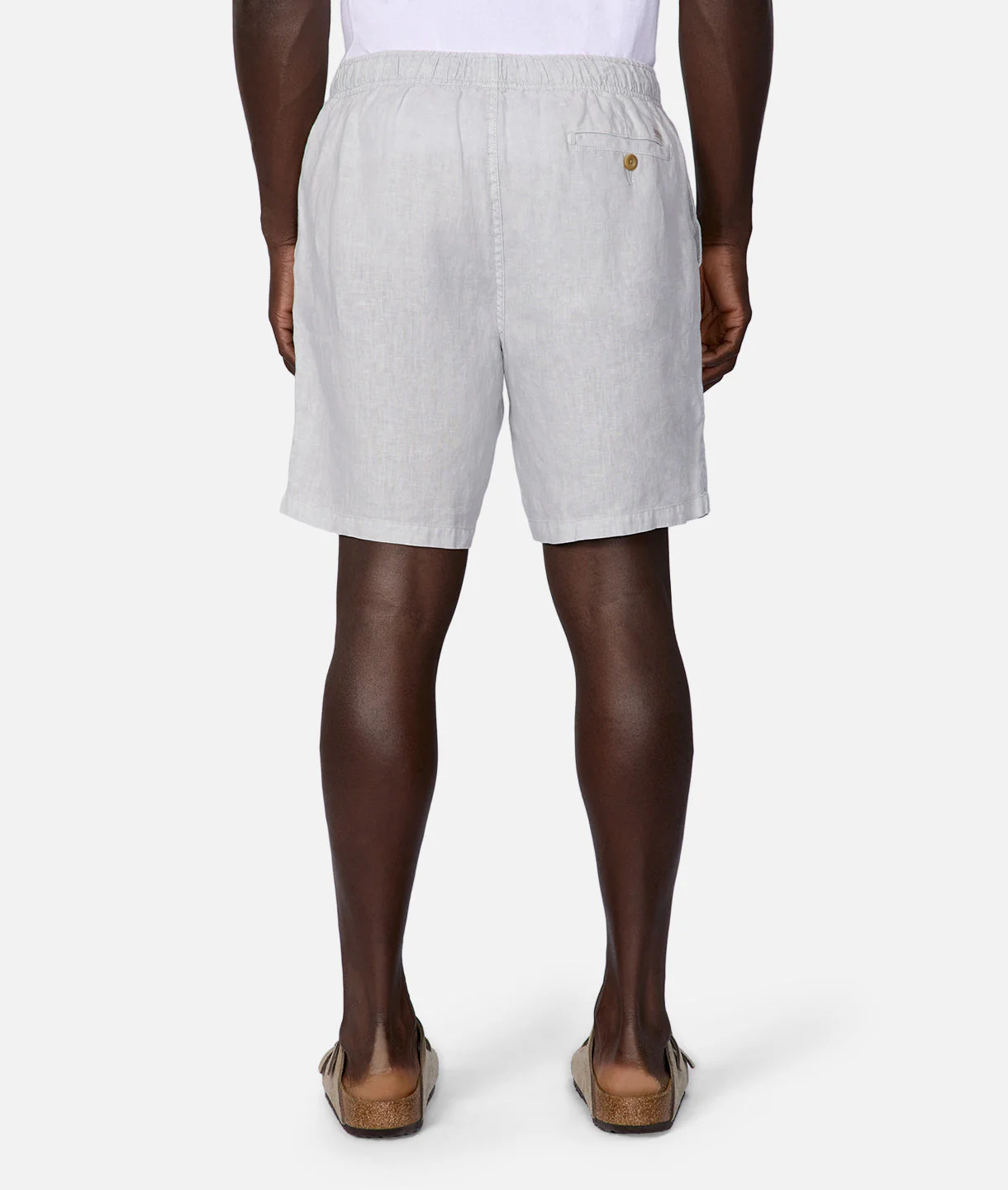The Marina Linen Short - Silver Blue - Image 3
