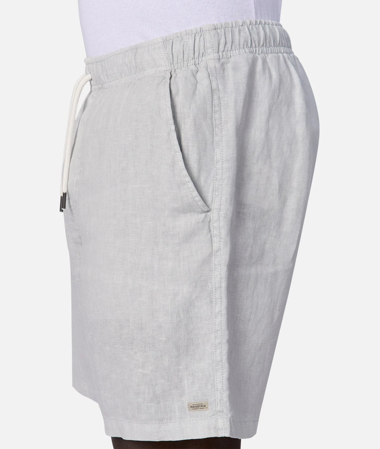 The Marina Linen Short - Silver Blue - Image 7