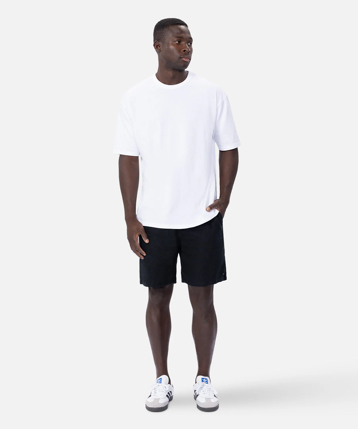 The Marina Linen Short - Black - Image 3