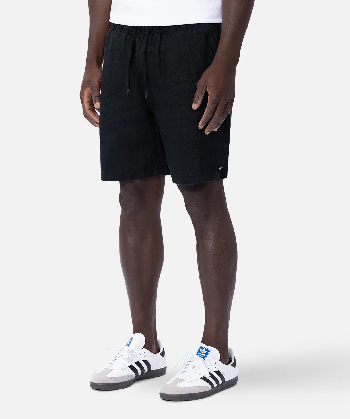The Marina Linen Short - Black - Image 5