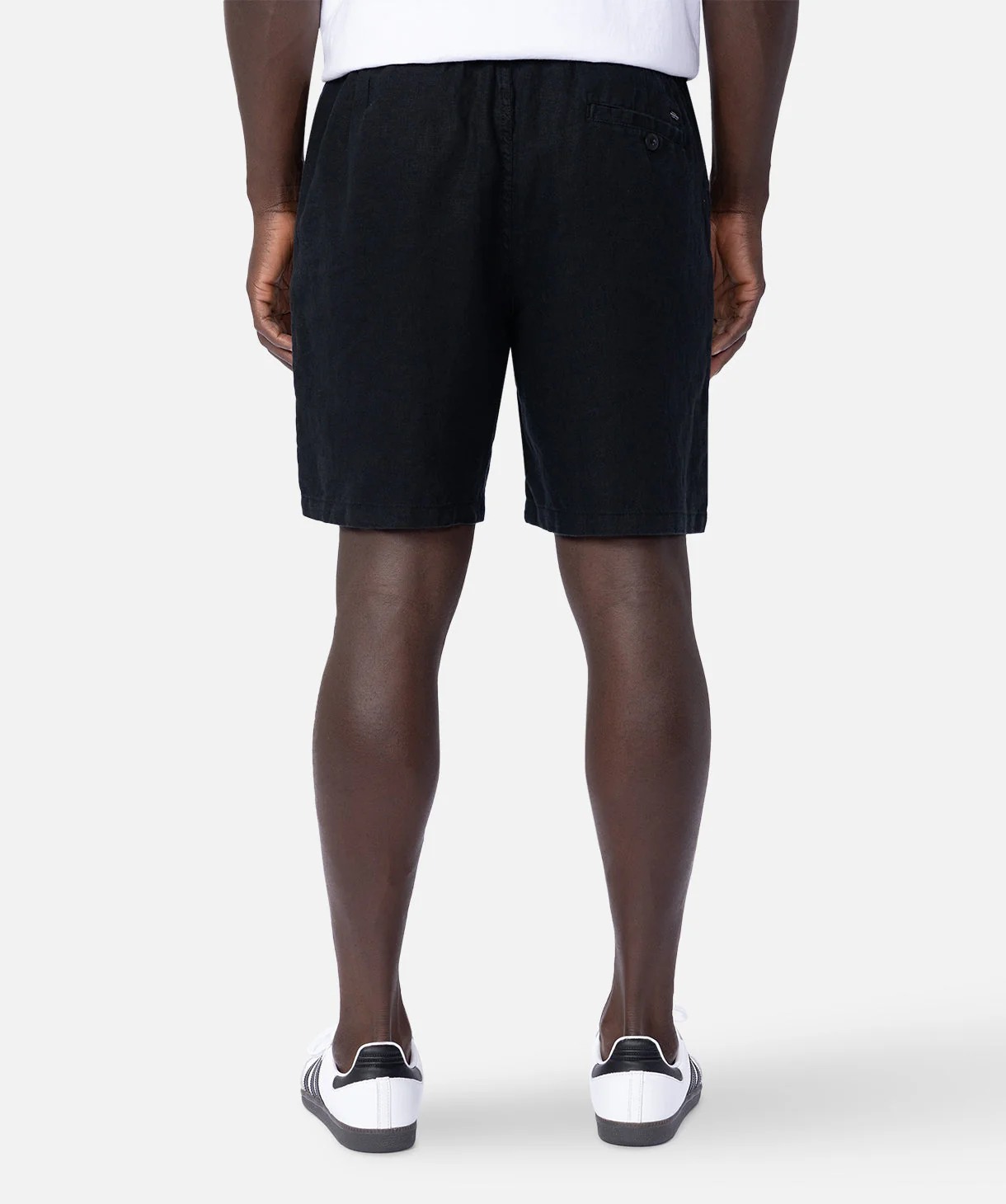 The Marina Linen Short - Black - Image 6