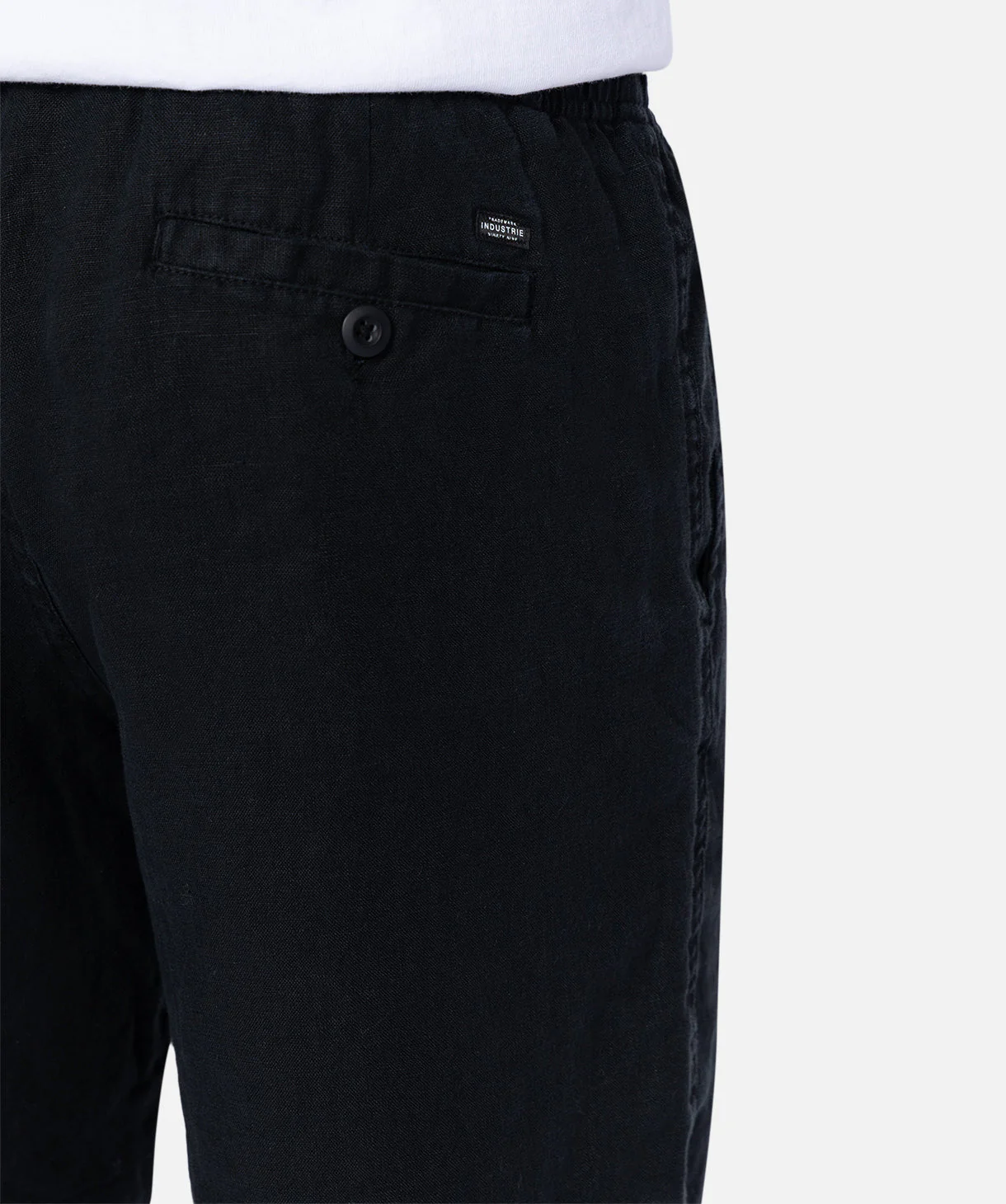 The Marina Linen Short - Black - Image 7