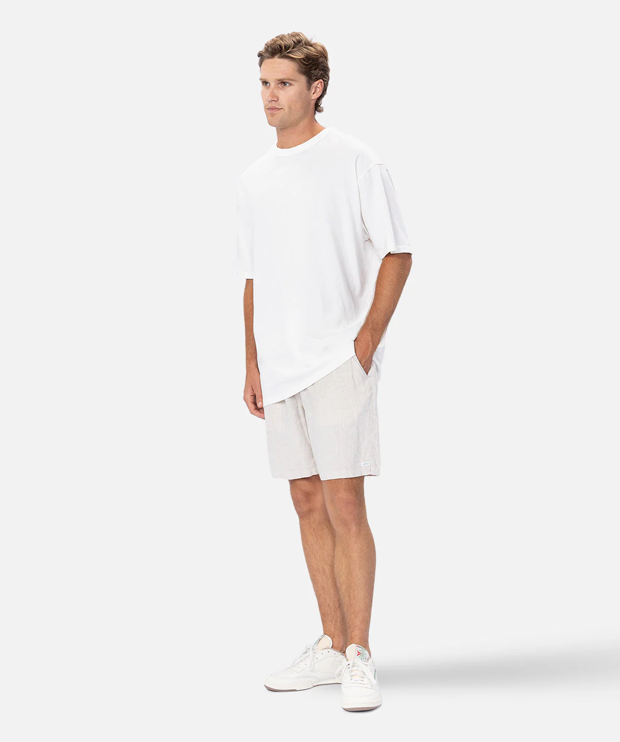 The Marina Linen Short - Sand - Image 3