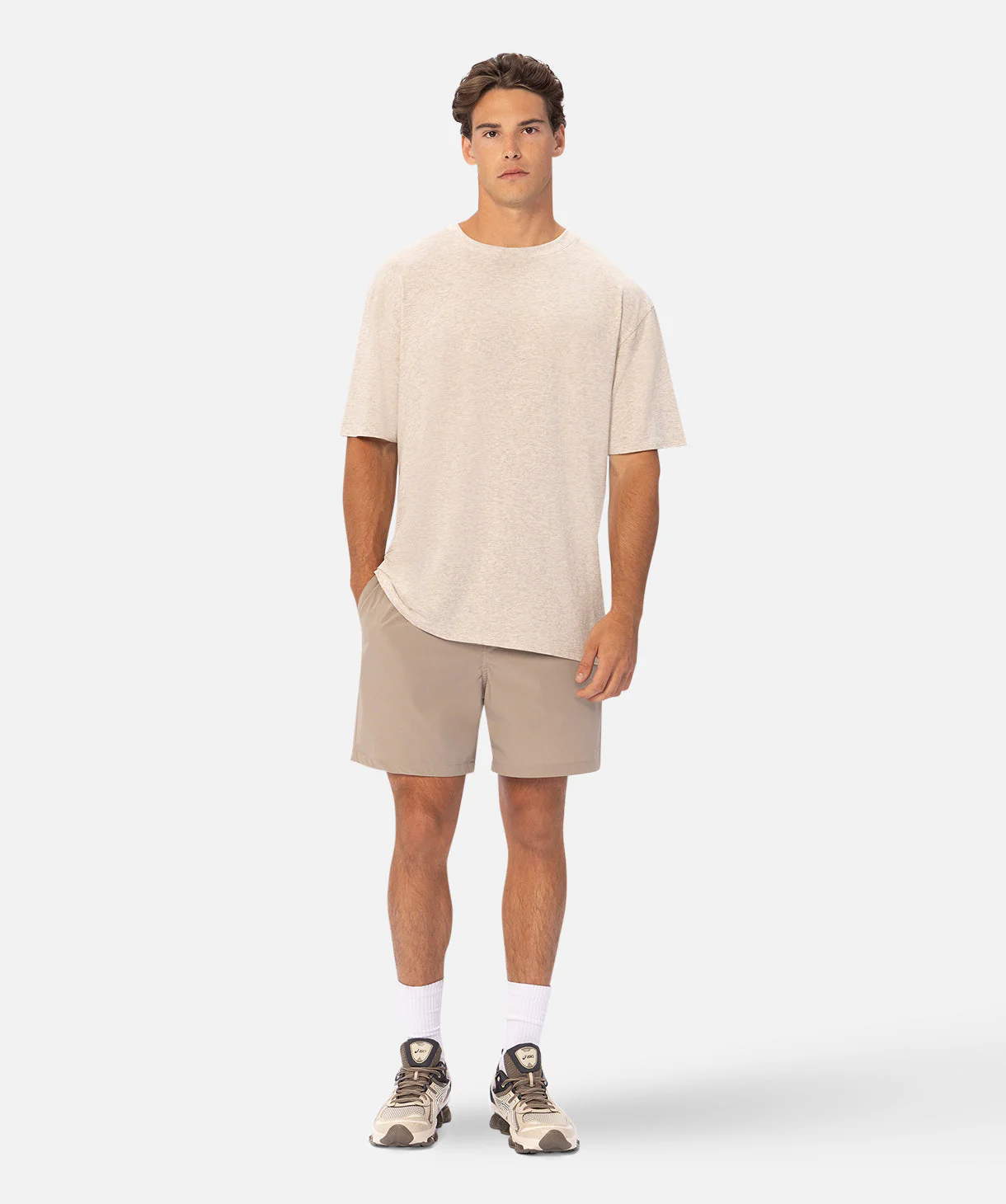The Freeman Athletic T-Shirt - Wheat Marle - Image 3