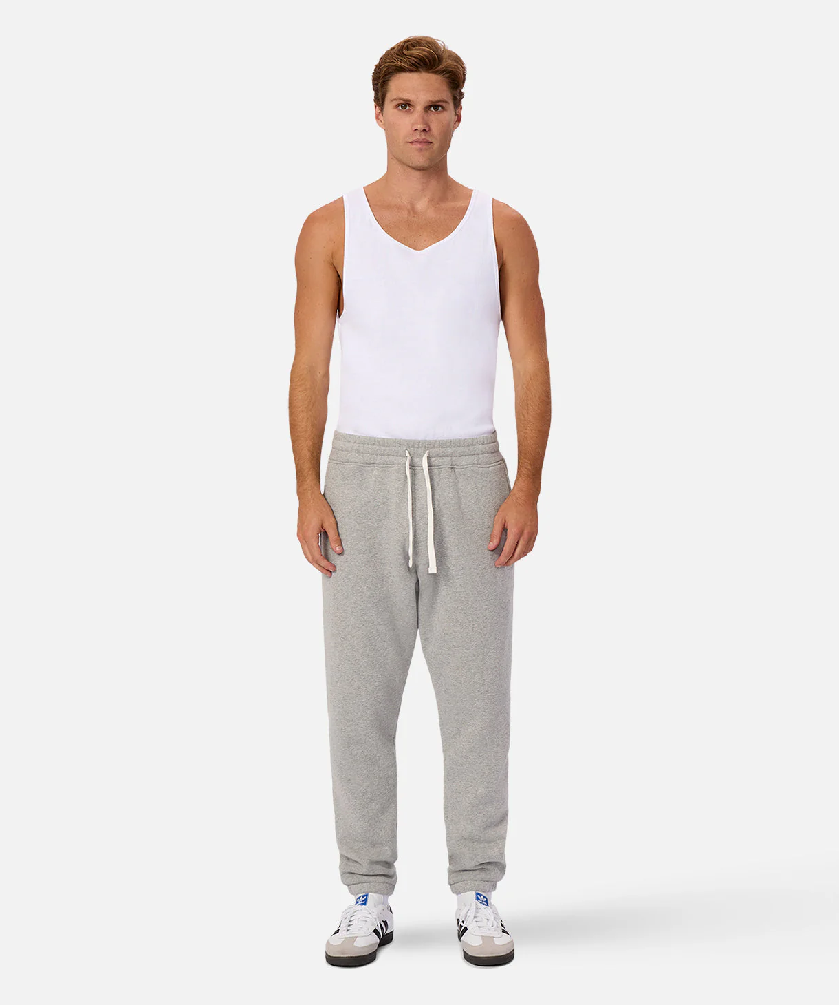 Del Sur Marle Sweatpant - Mid Grey Marle - Image 3