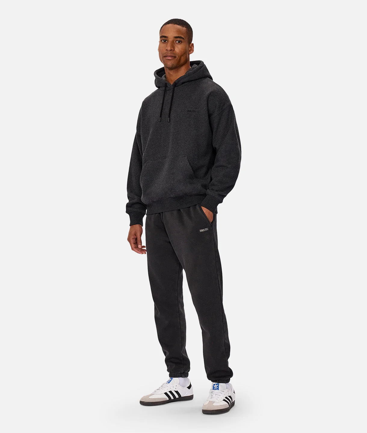 The Del Sur Marle Hoodie - Charcoal Marle - Image 3
