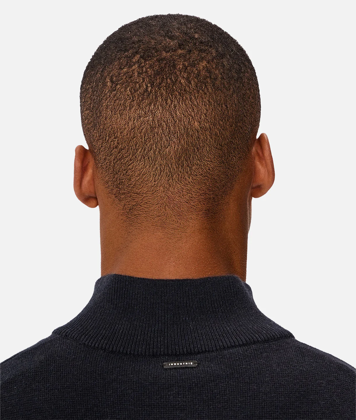 The Lakewood Zip Neck Knit - Dk Navy - Image 7
